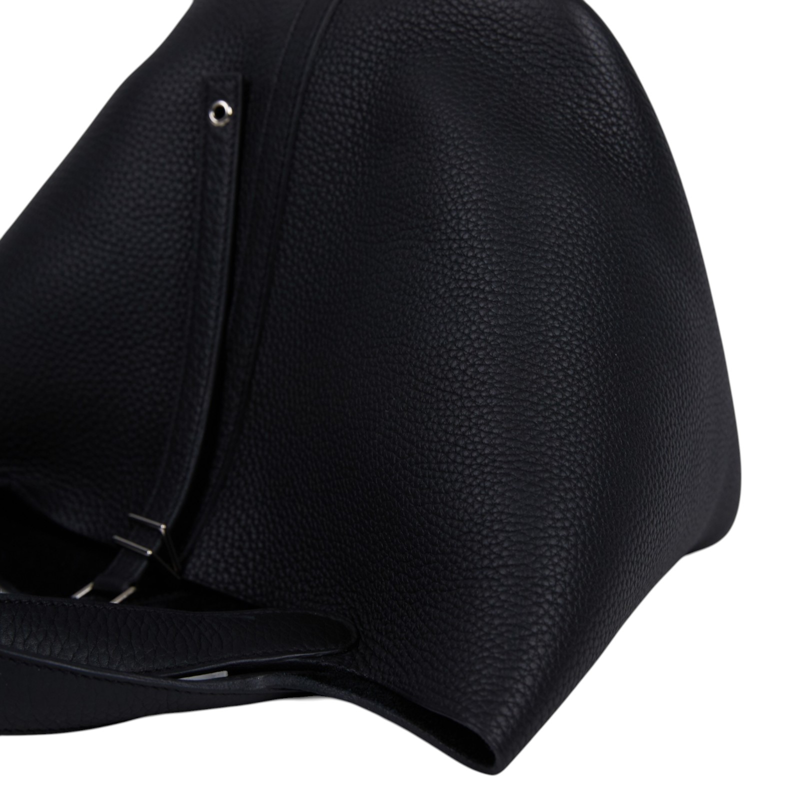 愛馬仕 Hermes Picotin Lock 22 菜籃子包 銀色五金 黑色 H060991CK89 /W AM 006 UH  防塵袋/原廠盒子/鎖組