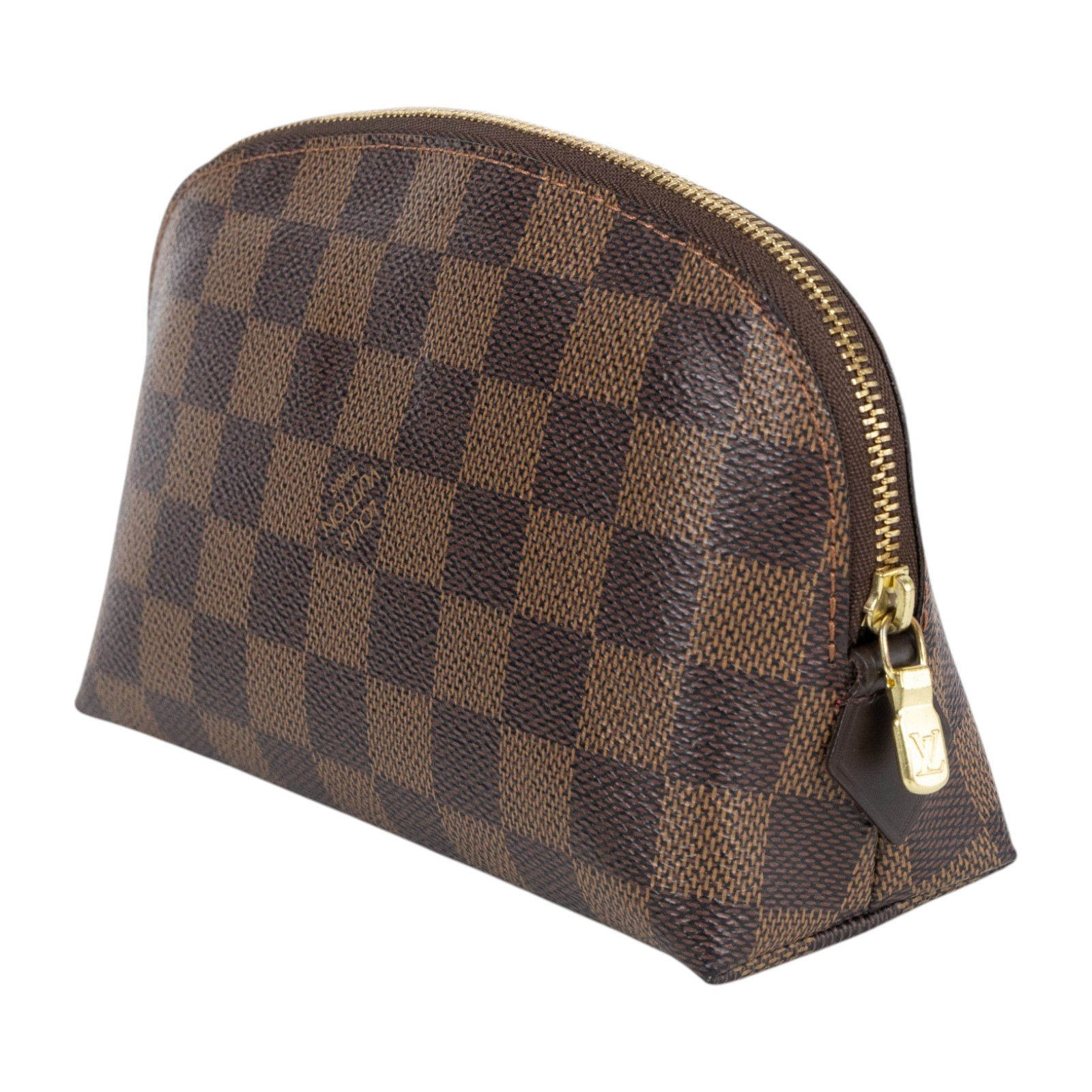 路易威登 LOUIS VUITTON 化妝包 PM 棋盤格帆布 N47516 晶片款 棋盤格貝殼小化妝包 防塵袋