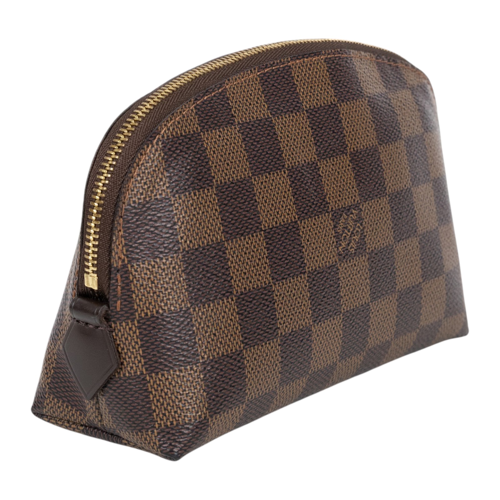 路易威登 LOUIS VUITTON 化妝包 PM 棋盤格帆布 N47516 晶片款 棋盤格貝殼小化妝包 防塵袋