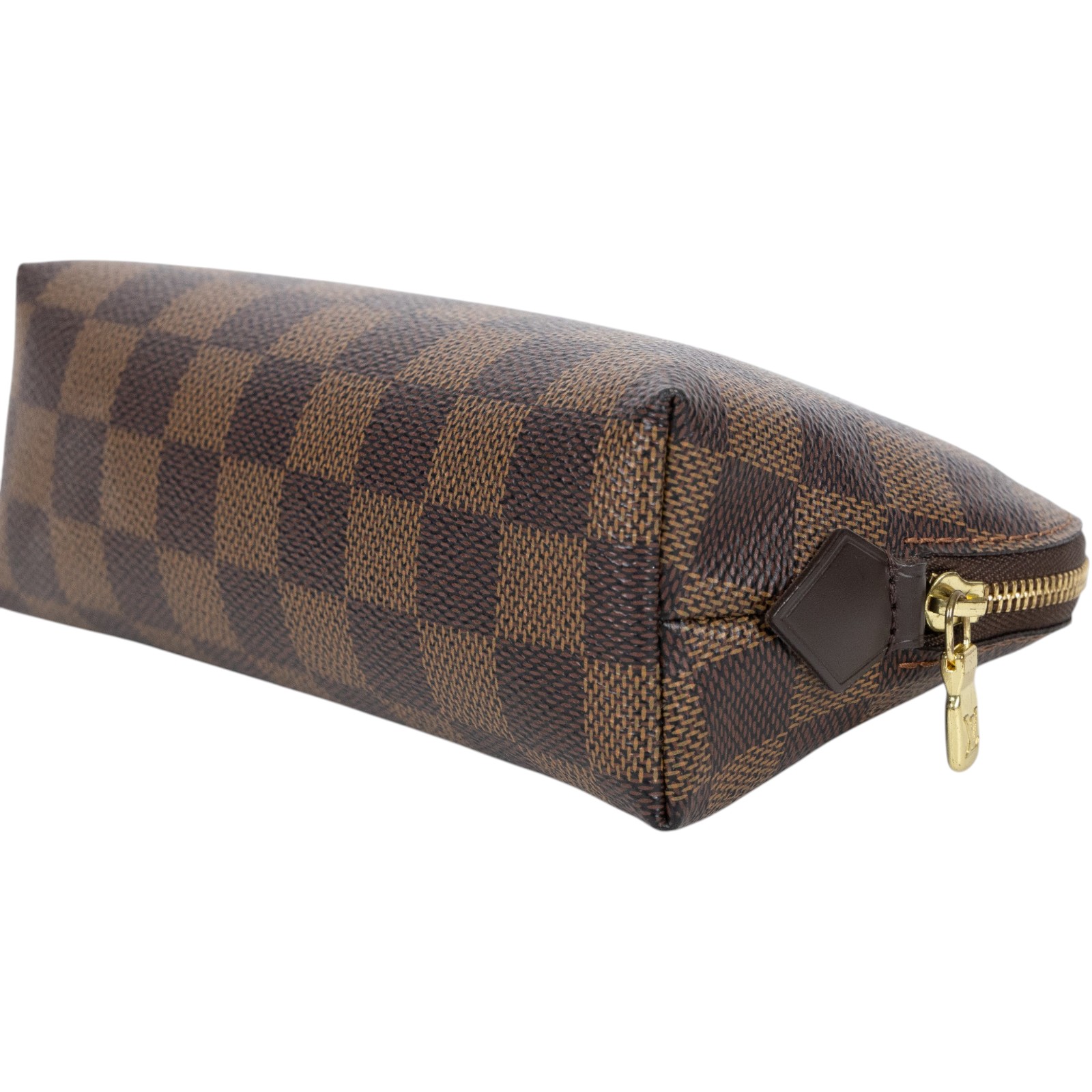 路易威登 LOUIS VUITTON 化妝包 PM 棋盤格帆布 N47516 晶片款 棋盤格貝殼小化妝包 防塵袋