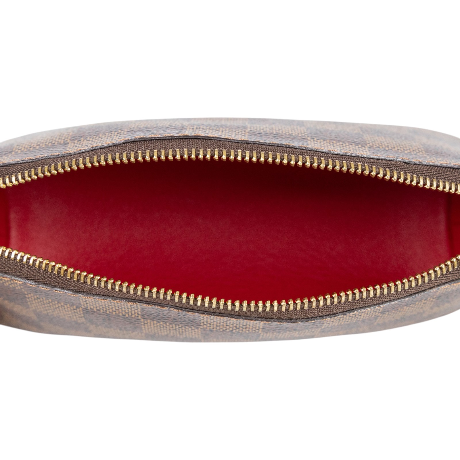 路易威登 LOUIS VUITTON 化妝包 PM 棋盤格帆布 N47516 晶片款 棋盤格貝殼小化妝包 防塵袋