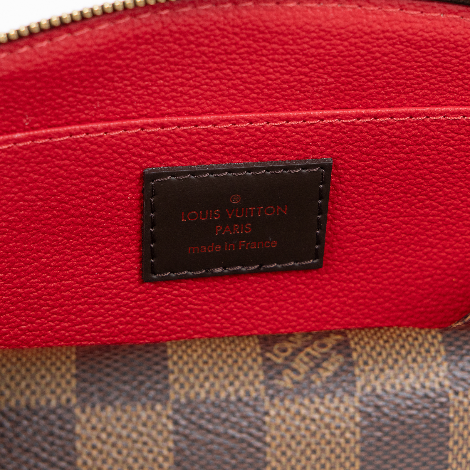 路易威登 LOUIS VUITTON 化妝包 PM 棋盤格帆布 N47516 晶片款 棋盤格貝殼小化妝包 防塵袋