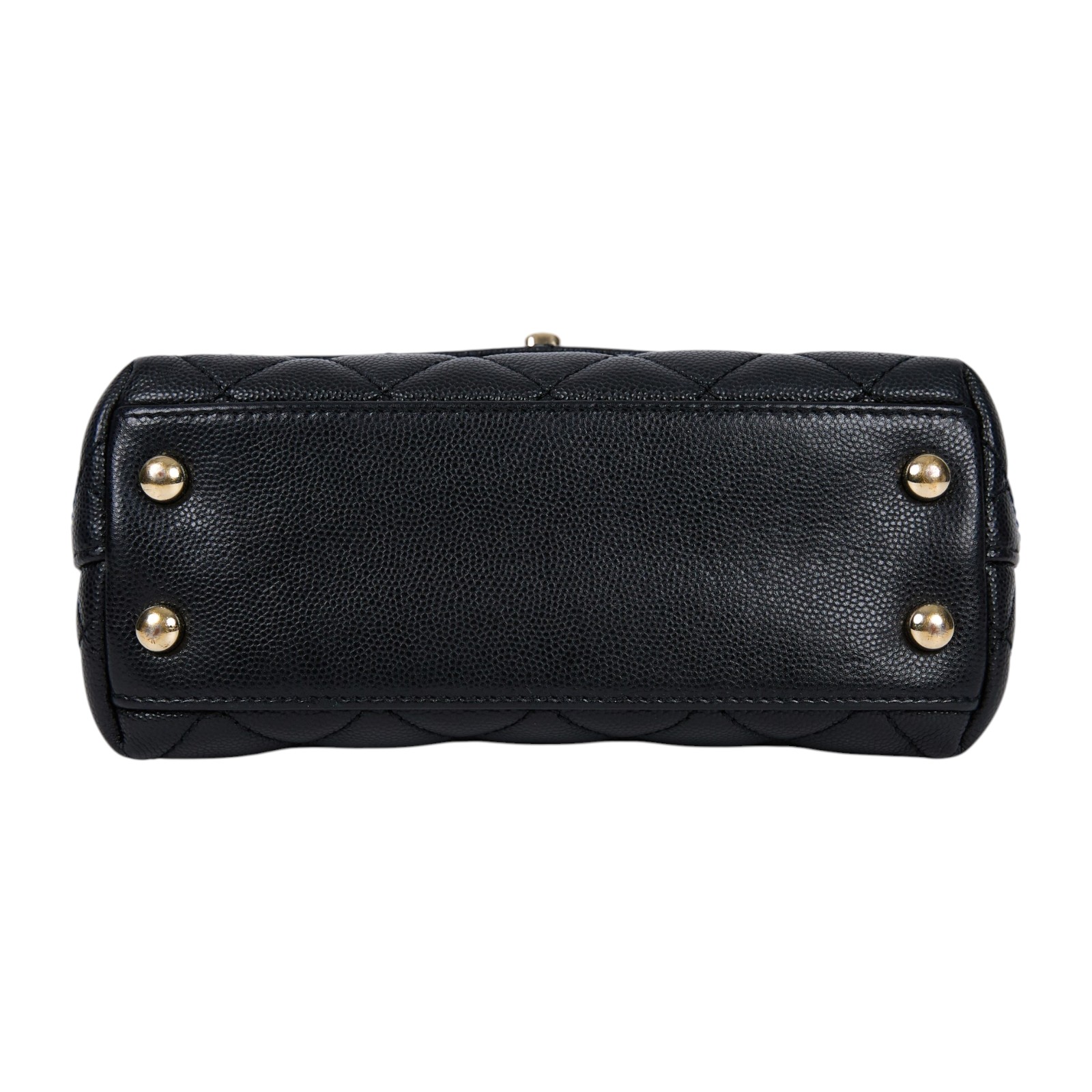 香奈兒 CHANEL Handle 迷你 手提 口蓋包 AS2215 B05061 晶片款 黑金COCO HANDLE MINI 原廠盒子/防塵袋/查碼圖