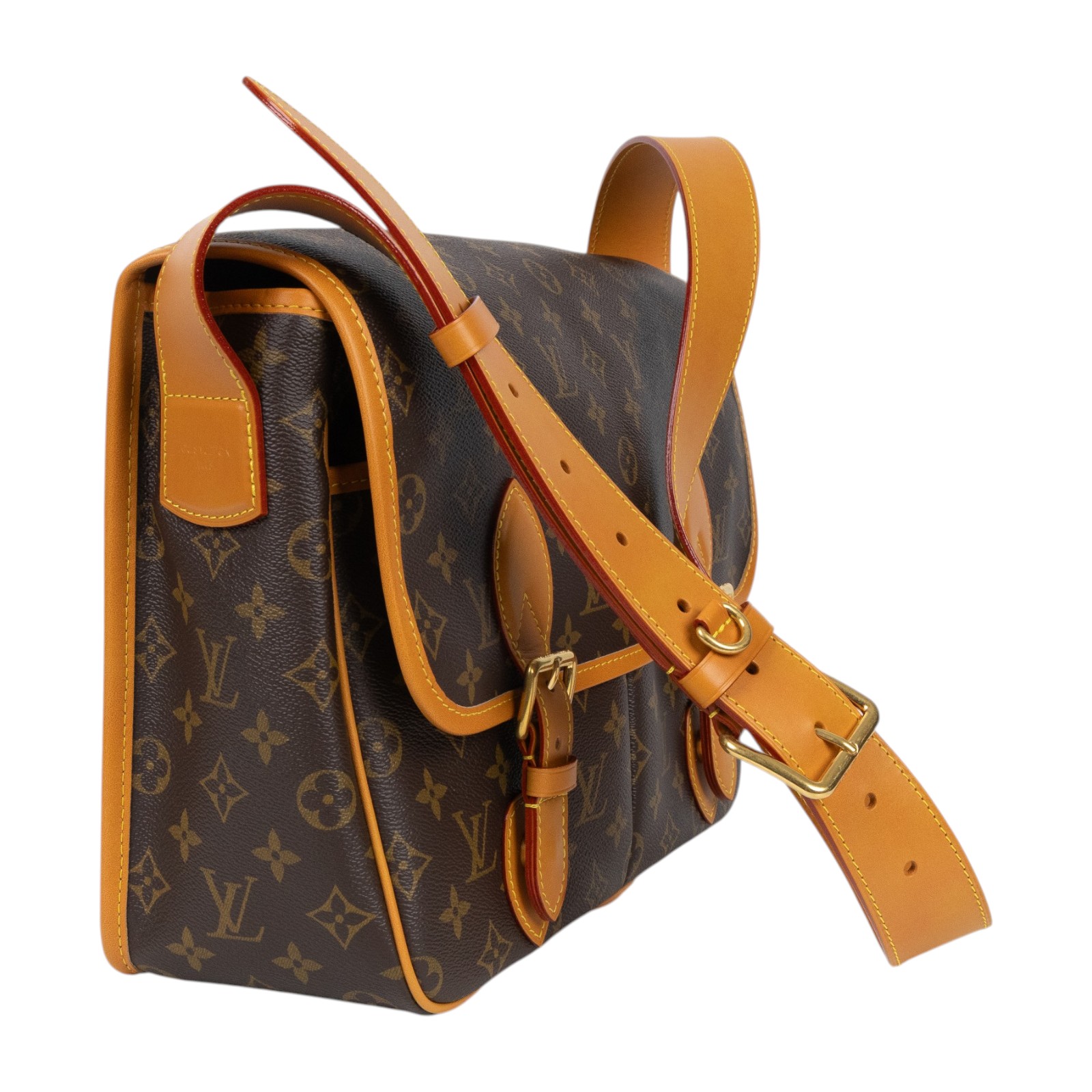 路易威登 LOUIS VUITTON Satchel Messenger 郵差包 斜背包 肩背包 M14723 晶片款  無附屬品