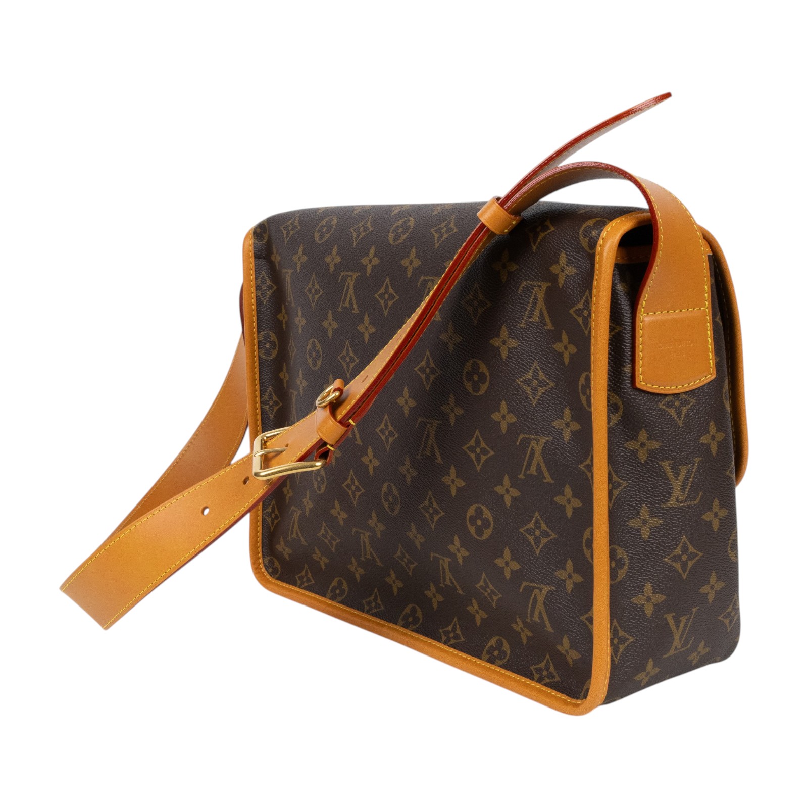 路易威登 LOUIS VUITTON Satchel Messenger 郵差包 斜背包 肩背包 M14723 晶片款  無附屬品