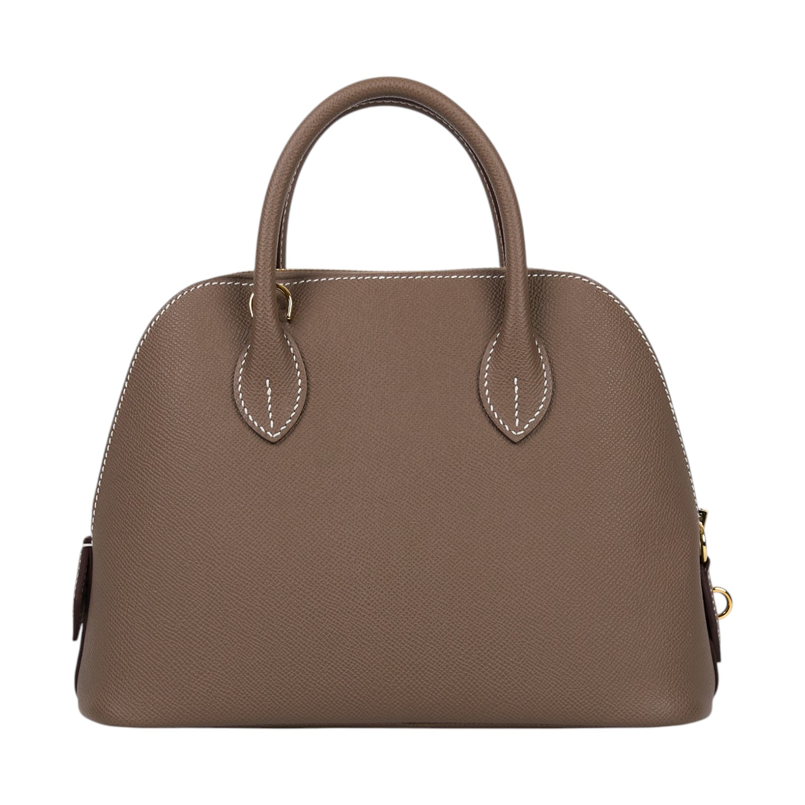 愛馬仕 Hermes Bolide Bag  1923 柏莉包 25 金色五金 大象灰 H082798CC18 /U I T704 AT  原廠盒子/防塵袋/購買證明影本/背帶/鎖組/雨衣