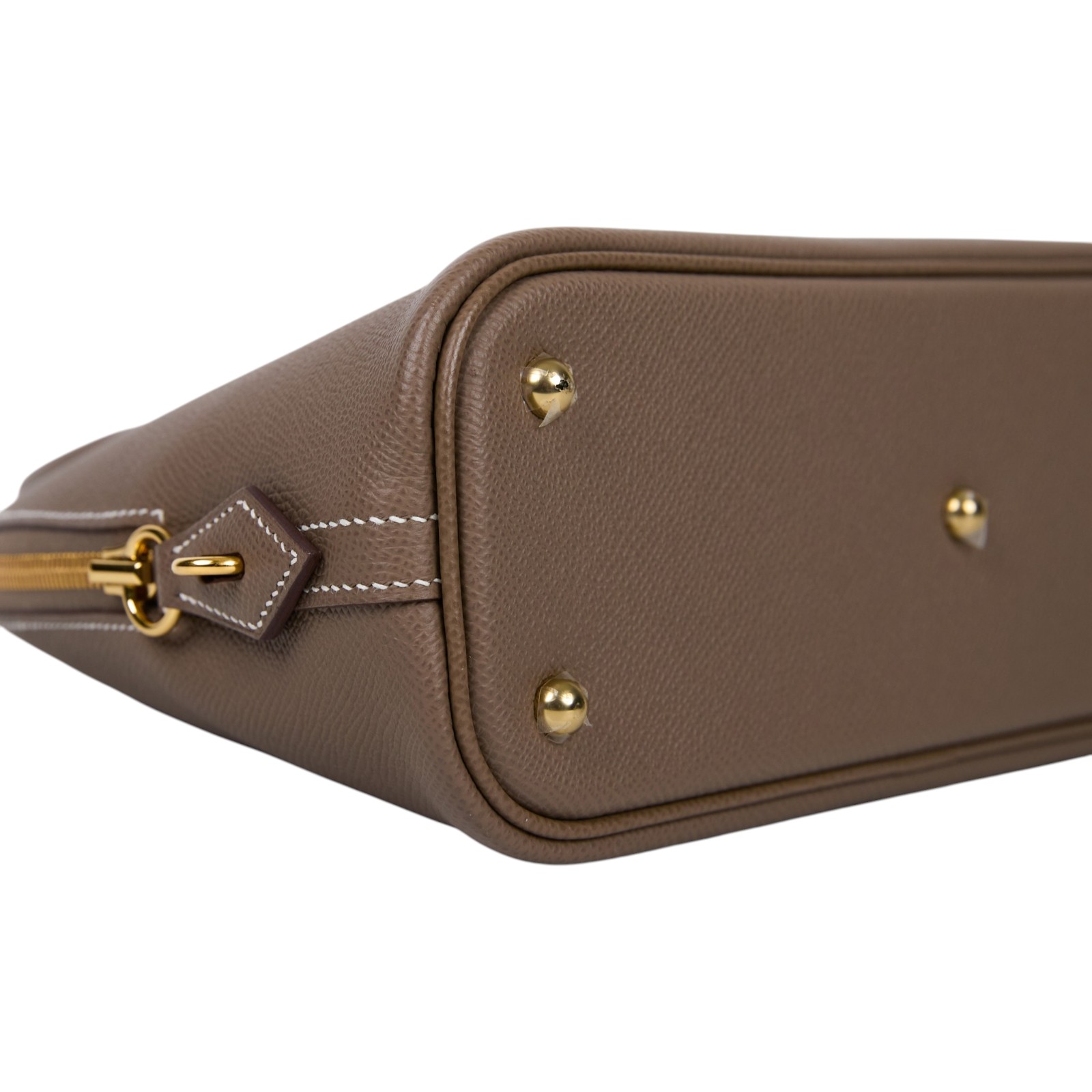 愛馬仕 Hermes Bolide Bag  1923 柏莉包 25 金色五金 大象灰 H082798CC18 /U I T704 AT  原廠盒子/防塵袋/購買證明影本/背帶/鎖組/雨衣