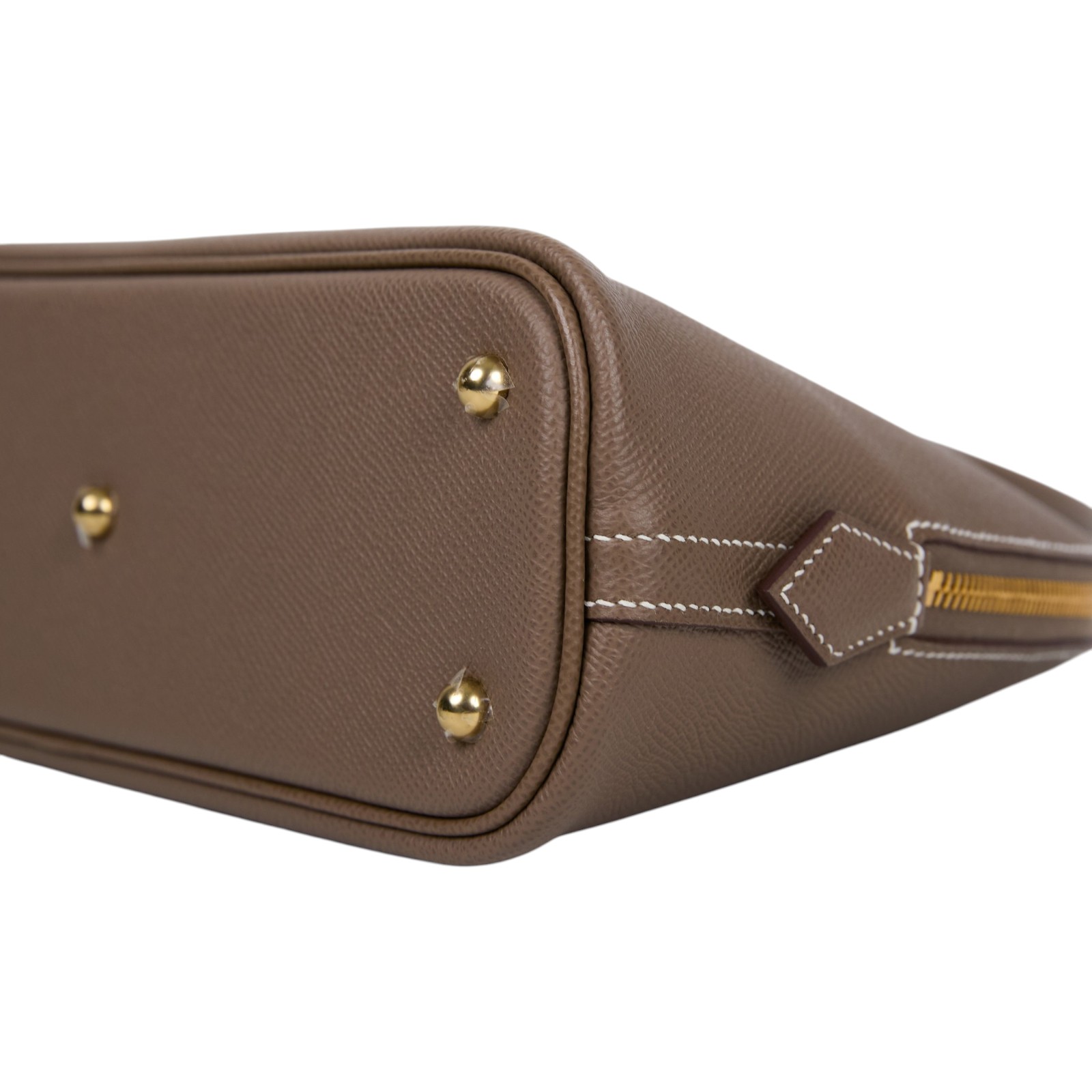 愛馬仕 Hermes Bolide Bag  1923 柏莉包 25 金色五金 大象灰 H082798CC18 /U I T704 AT  原廠盒子/防塵袋/購買證明影本/背帶/鎖組/雨衣