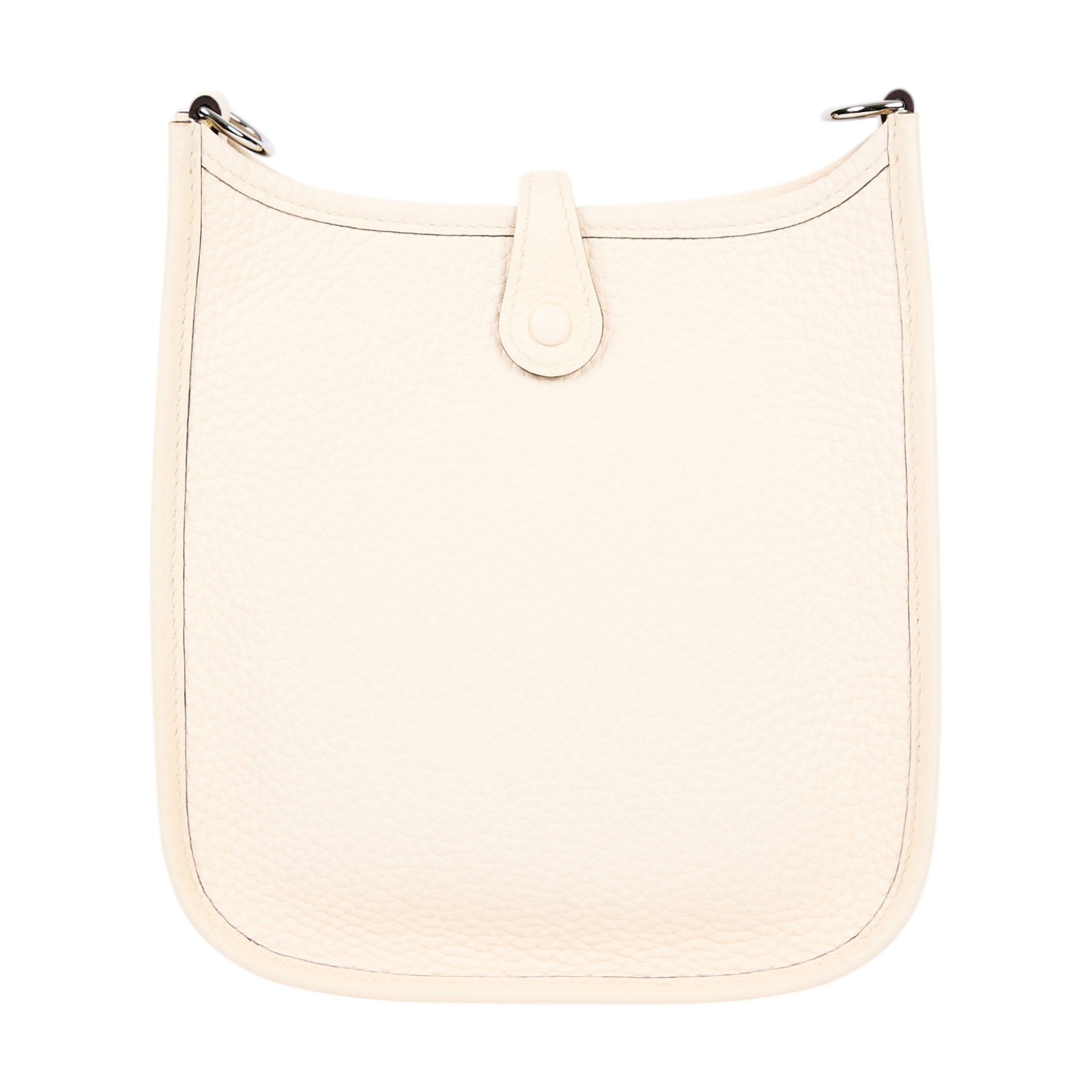 愛馬仕 Hermes Evelyne 16 Amazone bag 伊芙琳包 銀色五金 奶油白 H069426CKCP /ZMM 001 NF  原廠盒子/防塵袋/購買證明影本/背帶