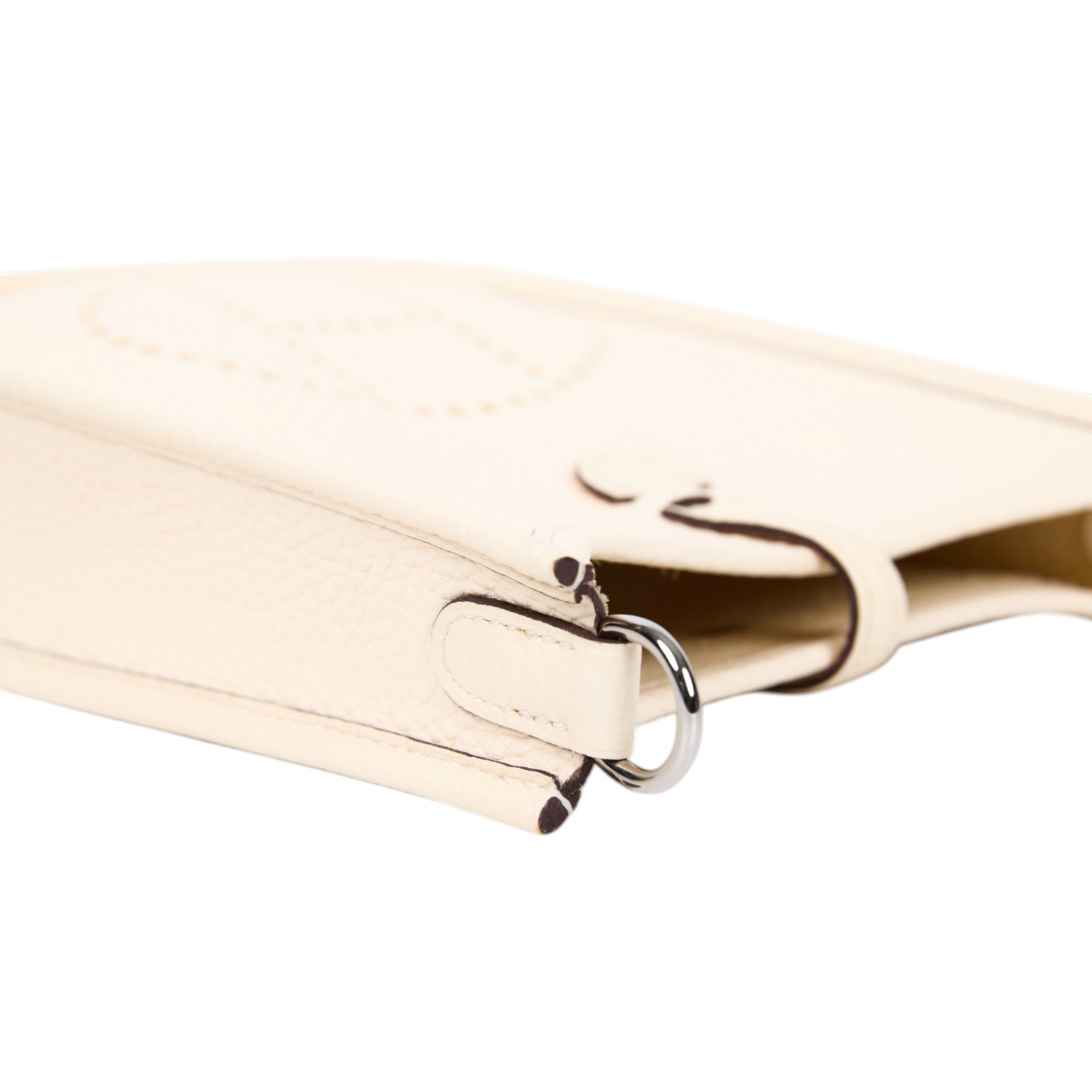 愛馬仕 Hermes Evelyne 16 Amazone bag 伊芙琳包 銀色五金 奶油白 H069426CKCP /ZMM 001 NF  原廠盒子/防塵袋/購買證明影本/背帶