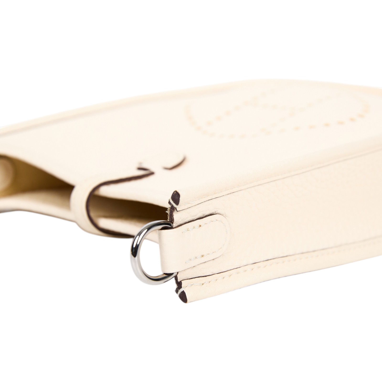 愛馬仕 Hermes Evelyne 16 Amazone bag 伊芙琳包 銀色五金 奶油白 H069426CKCP /ZMM 001 NF  原廠盒子/防塵袋/購買證明影本/背帶