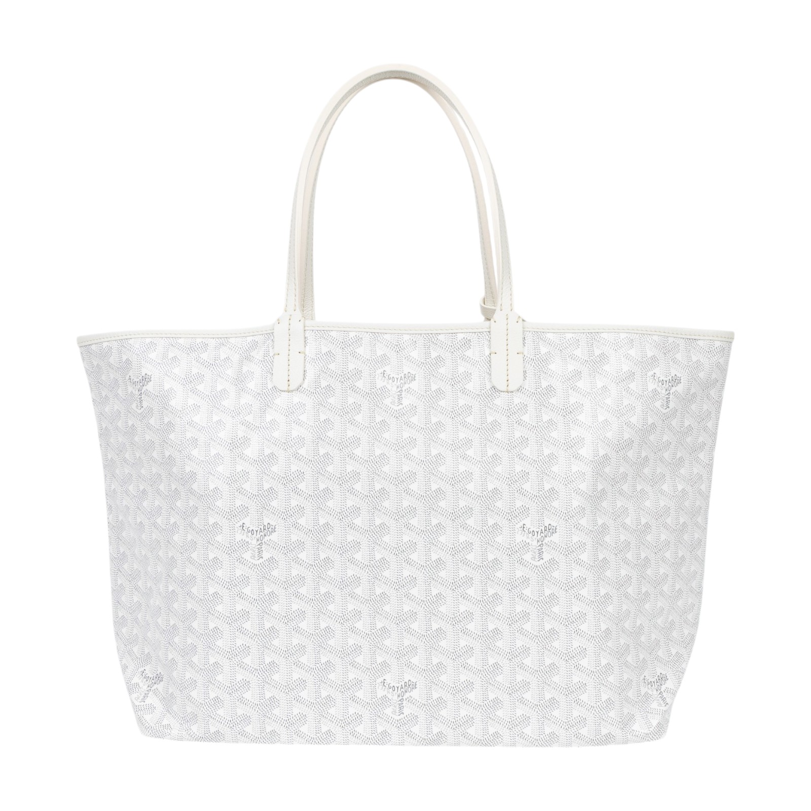 高雅德 GOYARD Saint Louis PM Bag 托特包 STLOUIPMLTY 白SAINT LOUIS  PM 防塵袋/國外購買證明