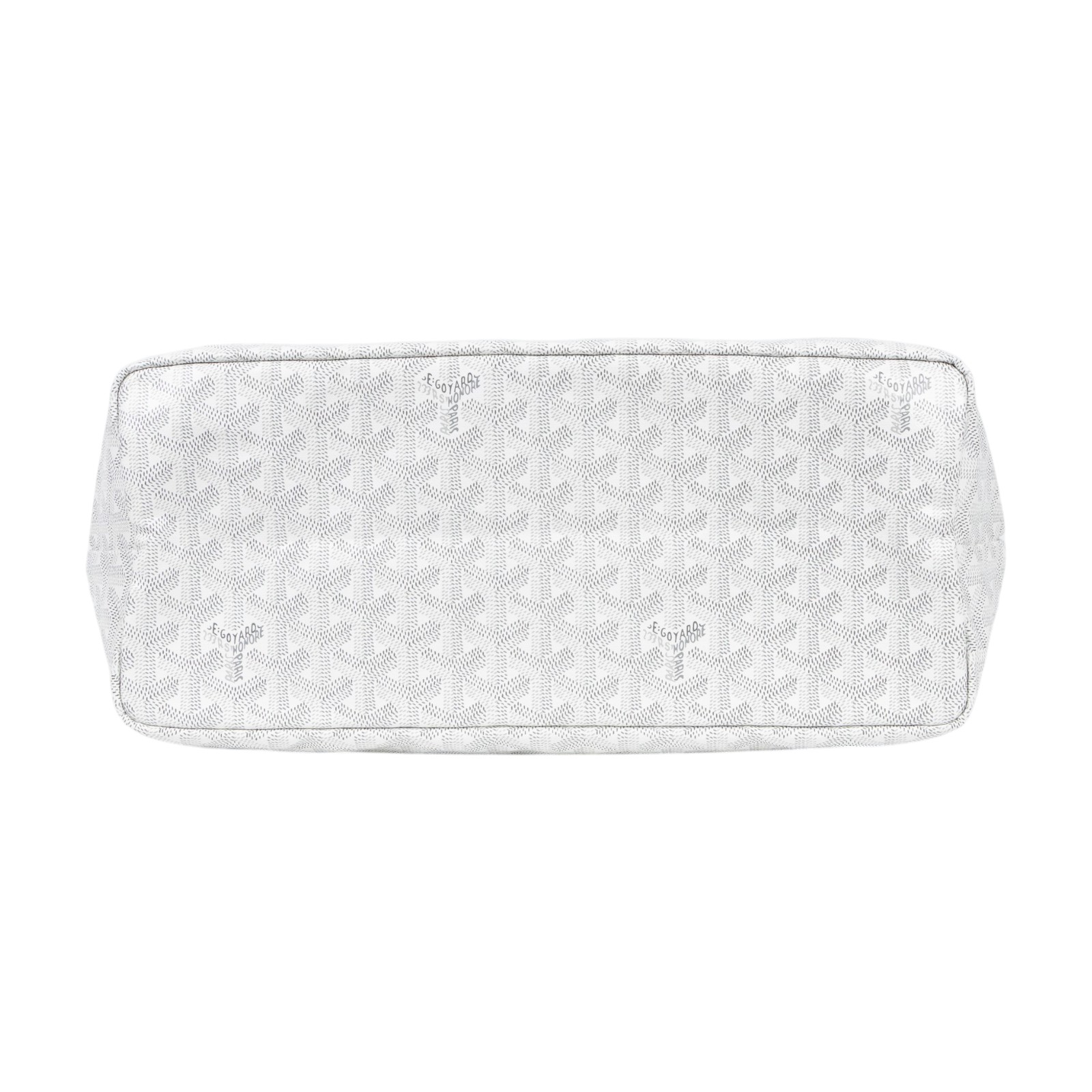 高雅德 GOYARD Saint Louis PM Bag 托特包 STLOUIPMLTY 白SAINT LOUIS  PM 防塵袋/國外購買證明