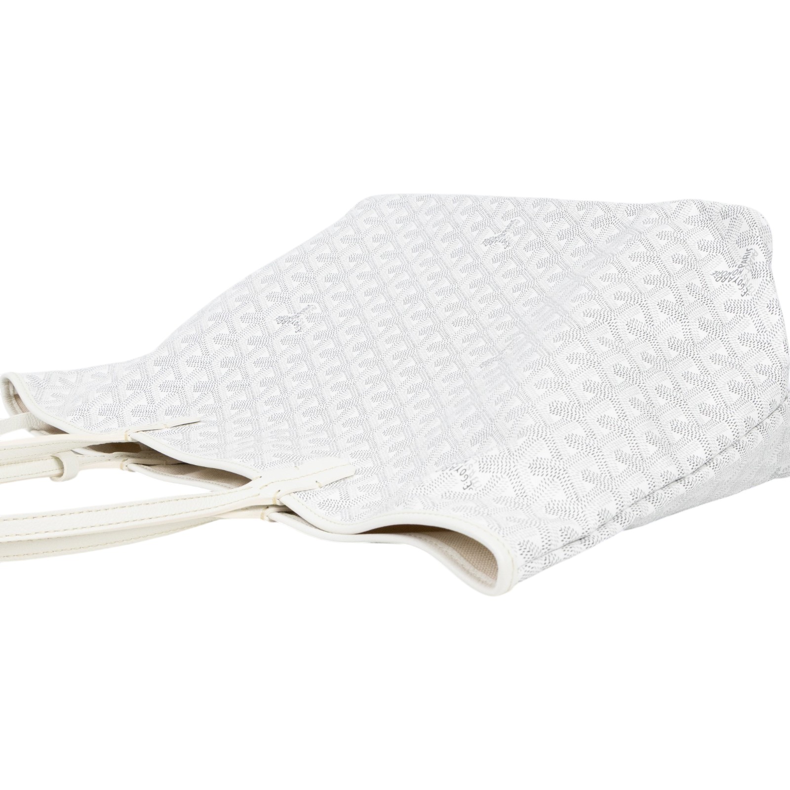 高雅德 GOYARD Saint Louis PM Bag 托特包 STLOUIPMLTY 白SAINT LOUIS  PM 防塵袋/國外購買證明