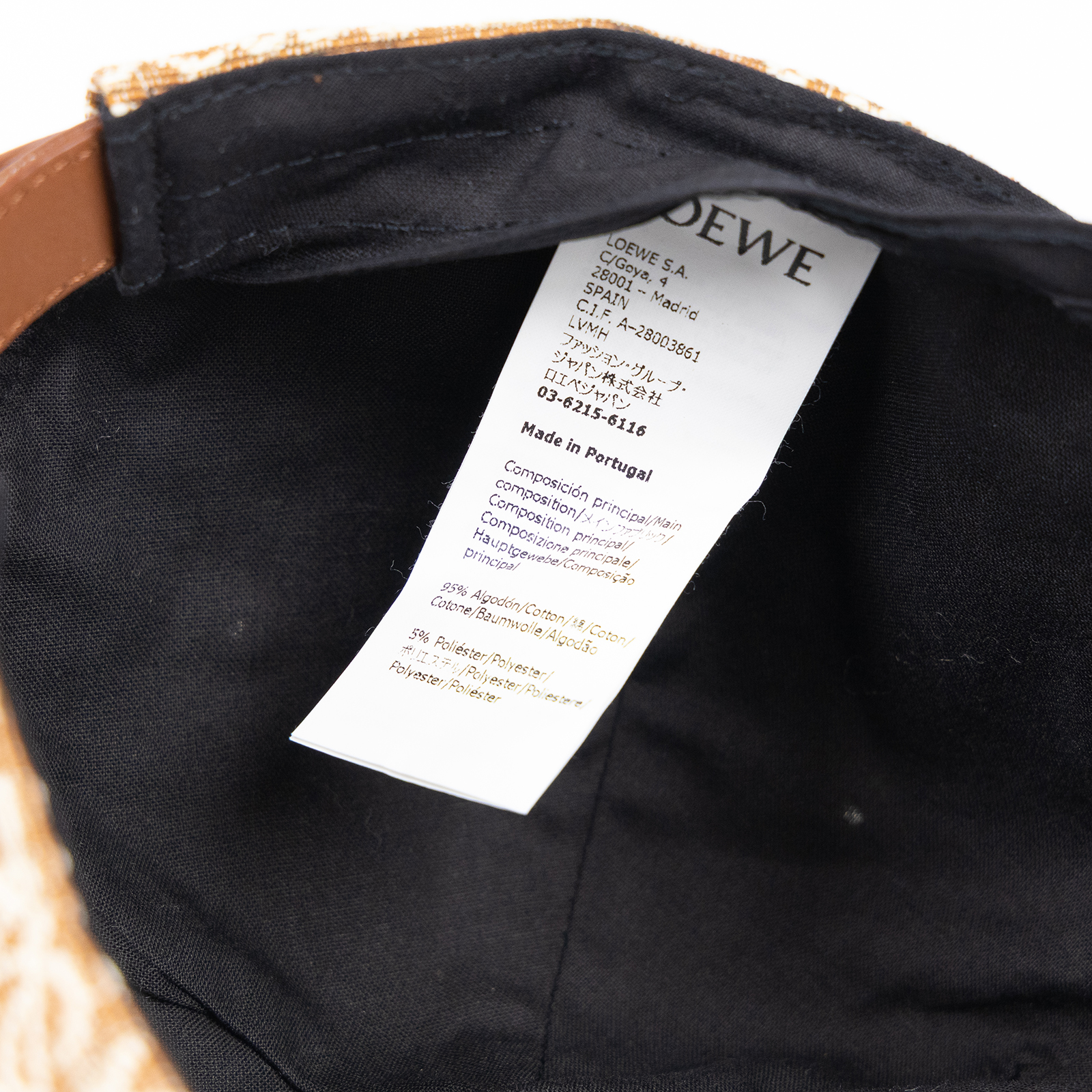 羅意威 LOEWE Anagram 棒球帽 FreeSize K820358X04 咖LOGO棒球帽 無附屬品