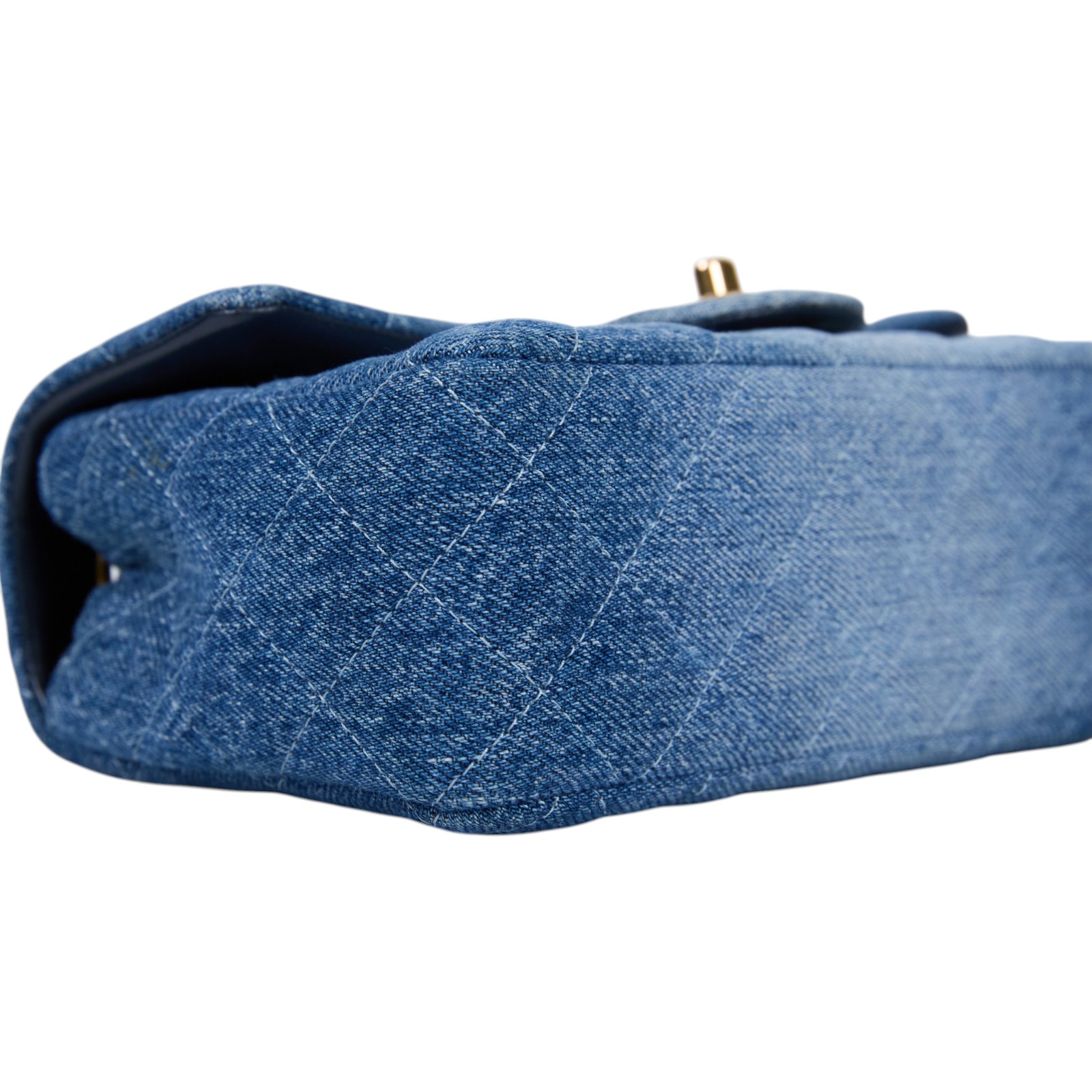 香奈兒 CHANEL CF 迷你 口蓋包 A69900_DEMIN 晶片款 單寧漸層COCO20 原廠盒子/防塵袋