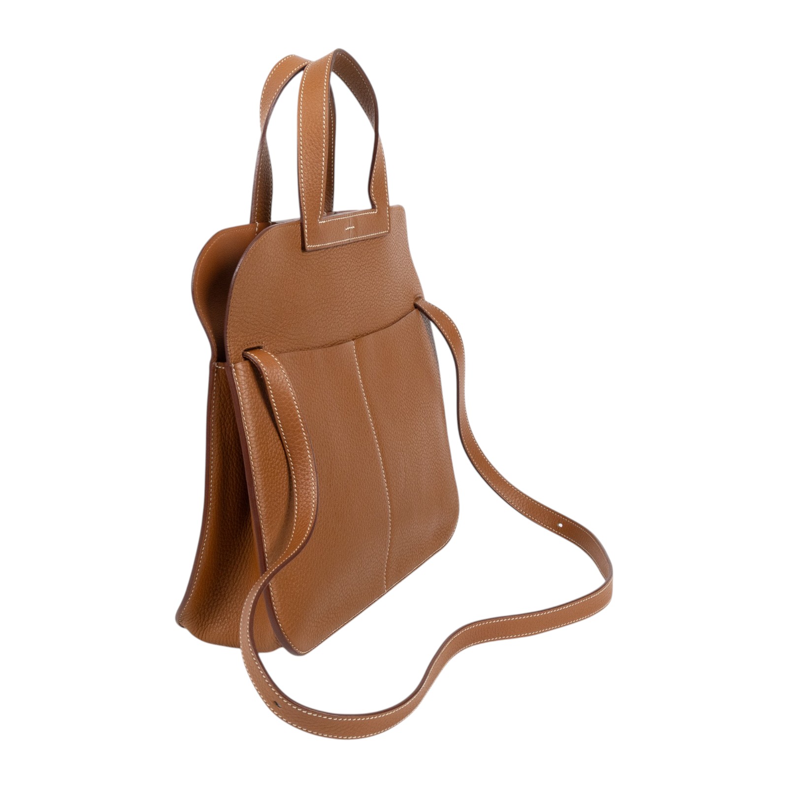 愛馬仕 Hermes Halzan 31 手拿 手提 肩背 斜背包 HZ31 T BT 006TD T刻金棕HALZAN31 無附屬品