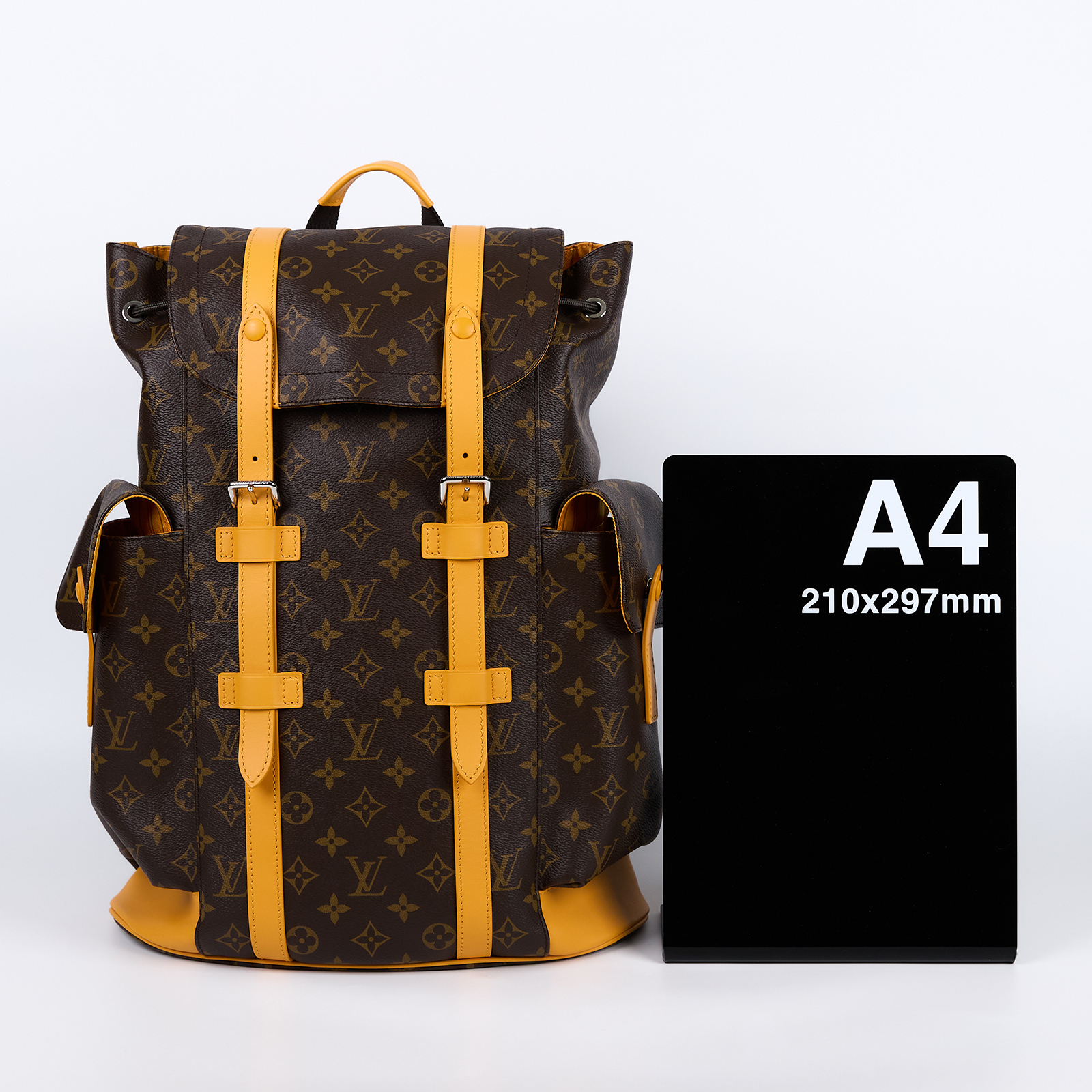 Christopher MM 後背包 雙肩包 晶片款 原花Christopher MM 後背包 原廠盒子/防塵袋