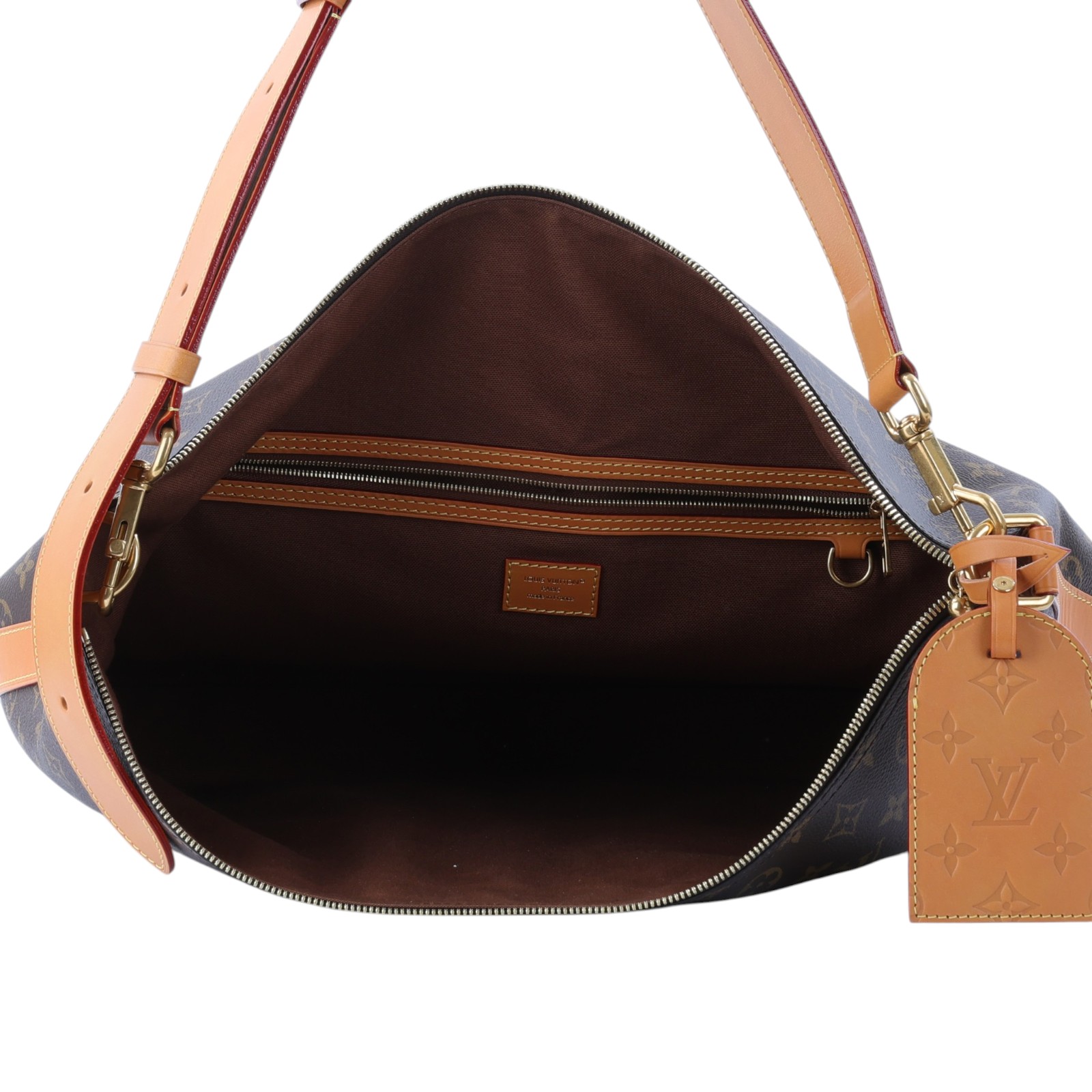 路易威登 LOUIS VUITTON Vagabond Hobo 肩背包 流浪包 M14018 晶片款 原花Vagabond Hobo 原廠盒子/防塵袋