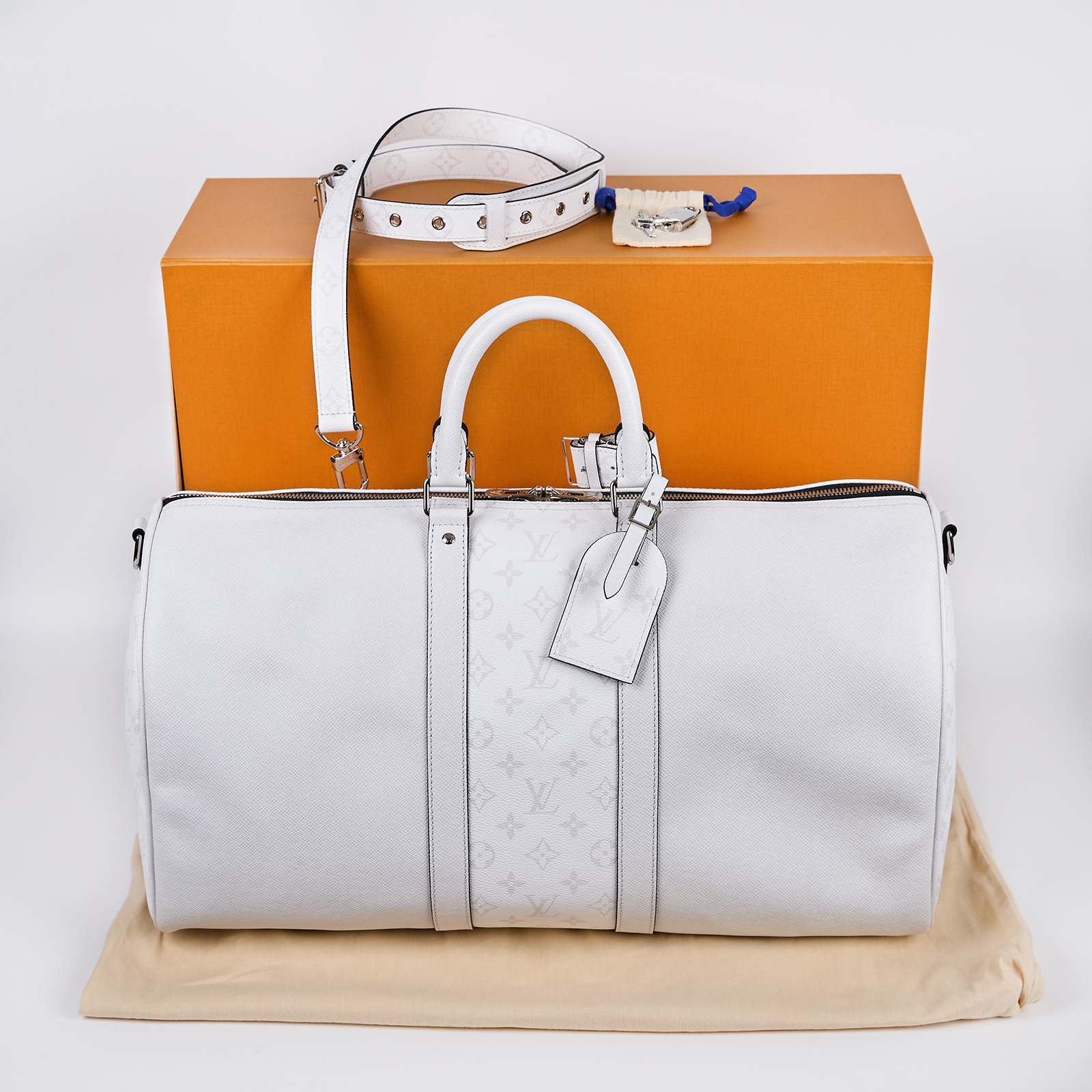 路易威登 LOUIS VUITTON Keepall Bandoulière 45 波士頓包 手提包 肩背包 M27792 晶片款  原廠盒子/防塵袋/鎖組/背帶