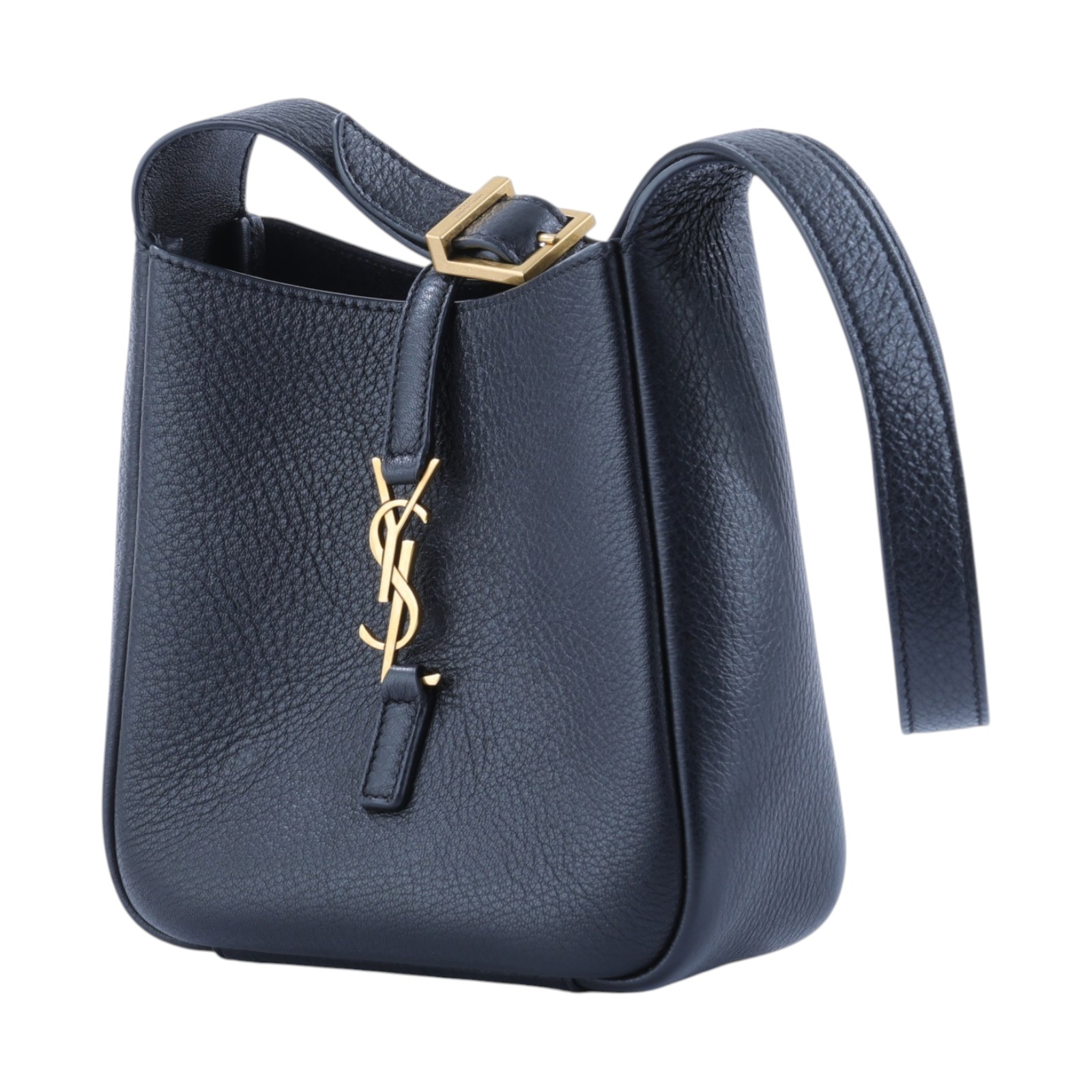 聖羅蘭 YSL SAINT LAURENT LE 5 À 7 柔軟粒面皮革 Baby 手提包 809461AADUU  原廠盒子/防塵袋