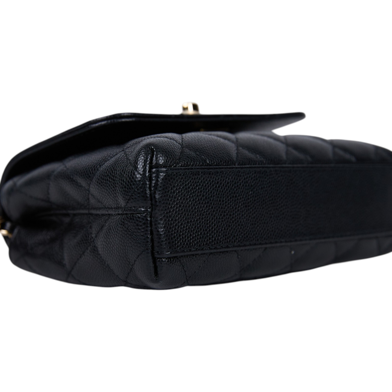 香奈兒 CHANEL Handle 手提 口蓋包 迷你 AP4244 B05061 晶片款 黑金荔枝COCO HANDLE MICRO 原廠盒子/防塵袋/購買證明