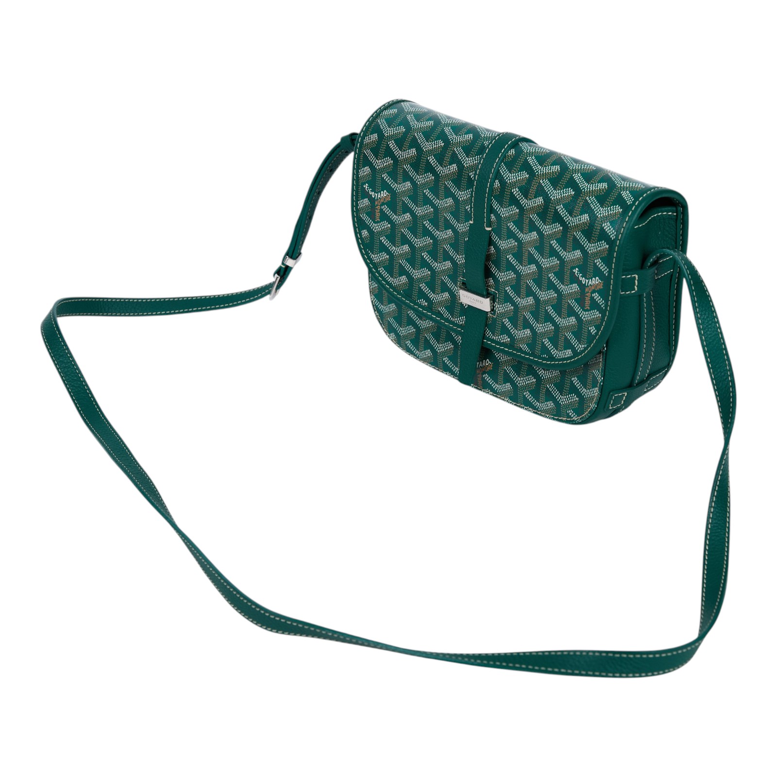 高雅德 GOYARD Belvédère PM 小型 馬鞍包 BELVE3PMLTY 綠BELVEDERE PM 無附屬品