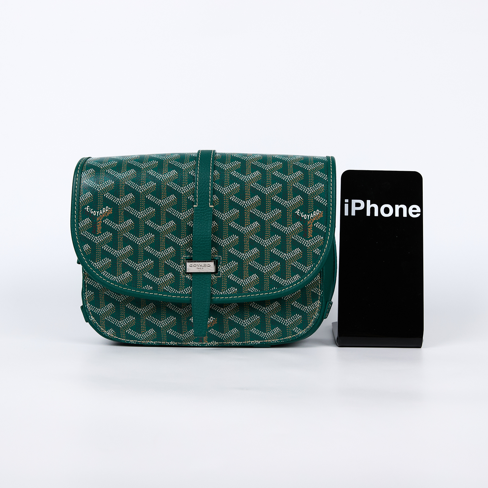 高雅德 GOYARD Belvédère PM 小型 馬鞍包 BELVE3PMLTY 綠BELVEDERE PM 無附屬品