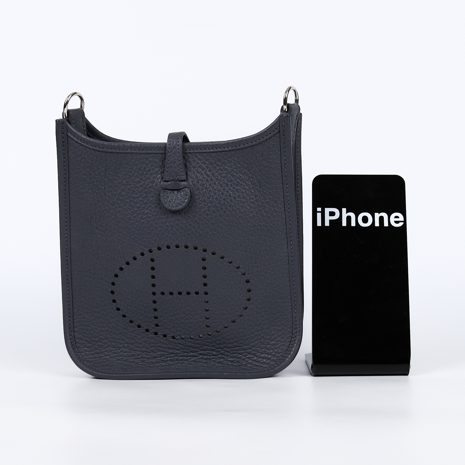 愛馬仕 Hermes Evelyne Bag Mini 伊芙琳包 Evelyne 16 EV16 W AU 009 W刻灰MINI EVELYNE 無附屬品