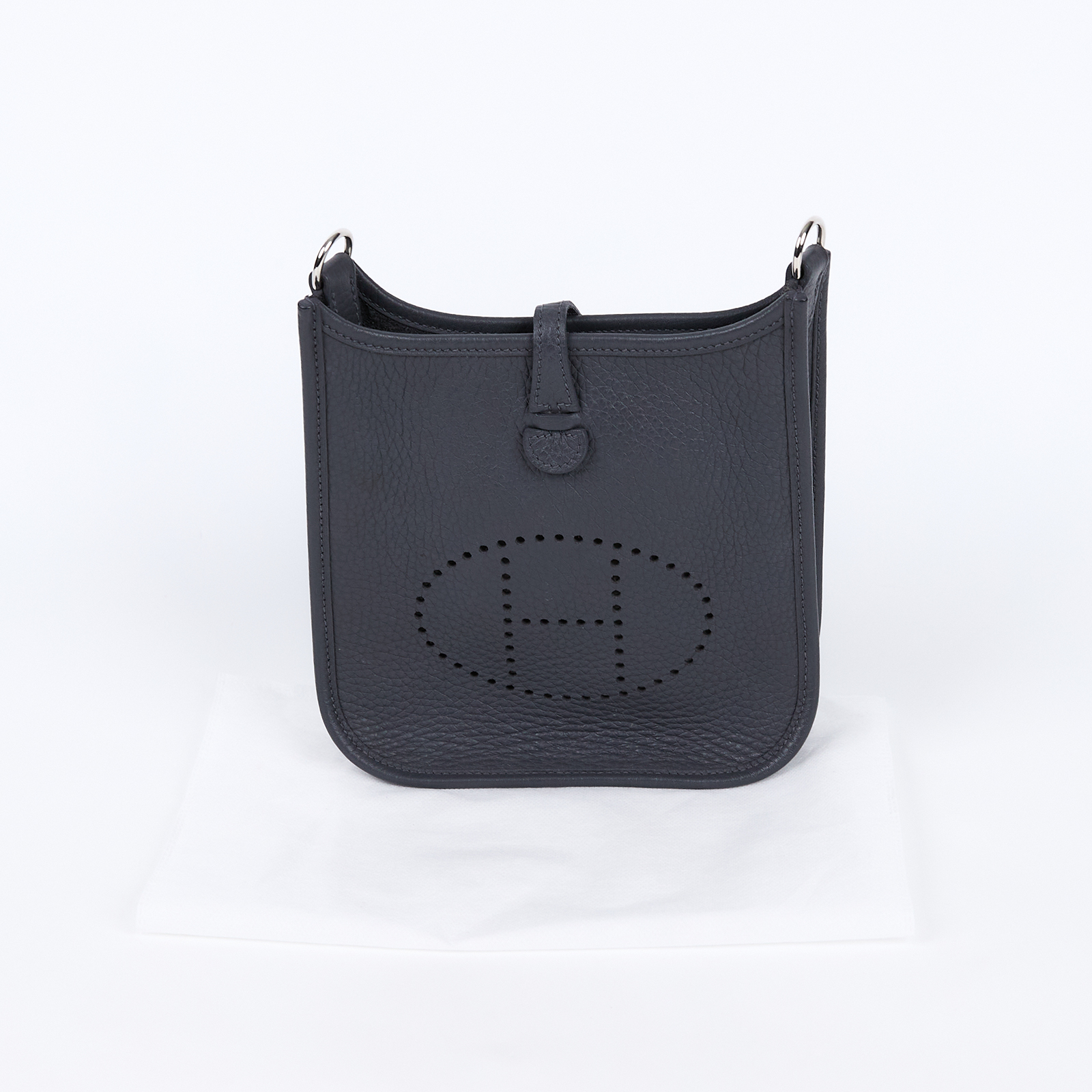 愛馬仕 Hermes Evelyne Bag Mini 伊芙琳包 Evelyne 16 EV16 W AU 009 W刻灰MINI EVELYNE 無附屬品