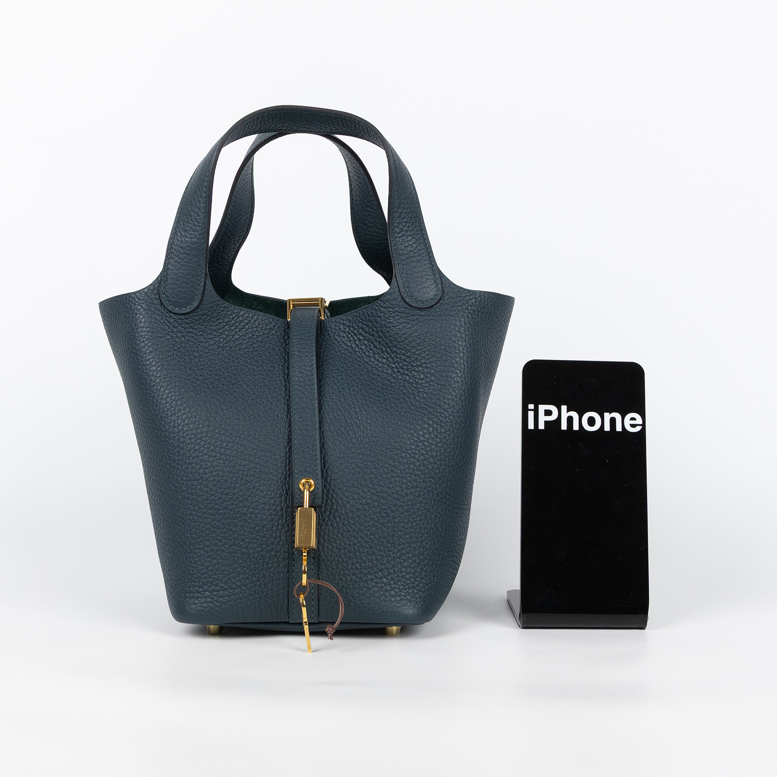 愛馬仕 Hermes Picotin Lock 18 菜籃子包 金色五金 松柏綠 H056289CC60 /Z AC 010 AT  原廠盒子/防塵袋/鎖組/國外購買證明