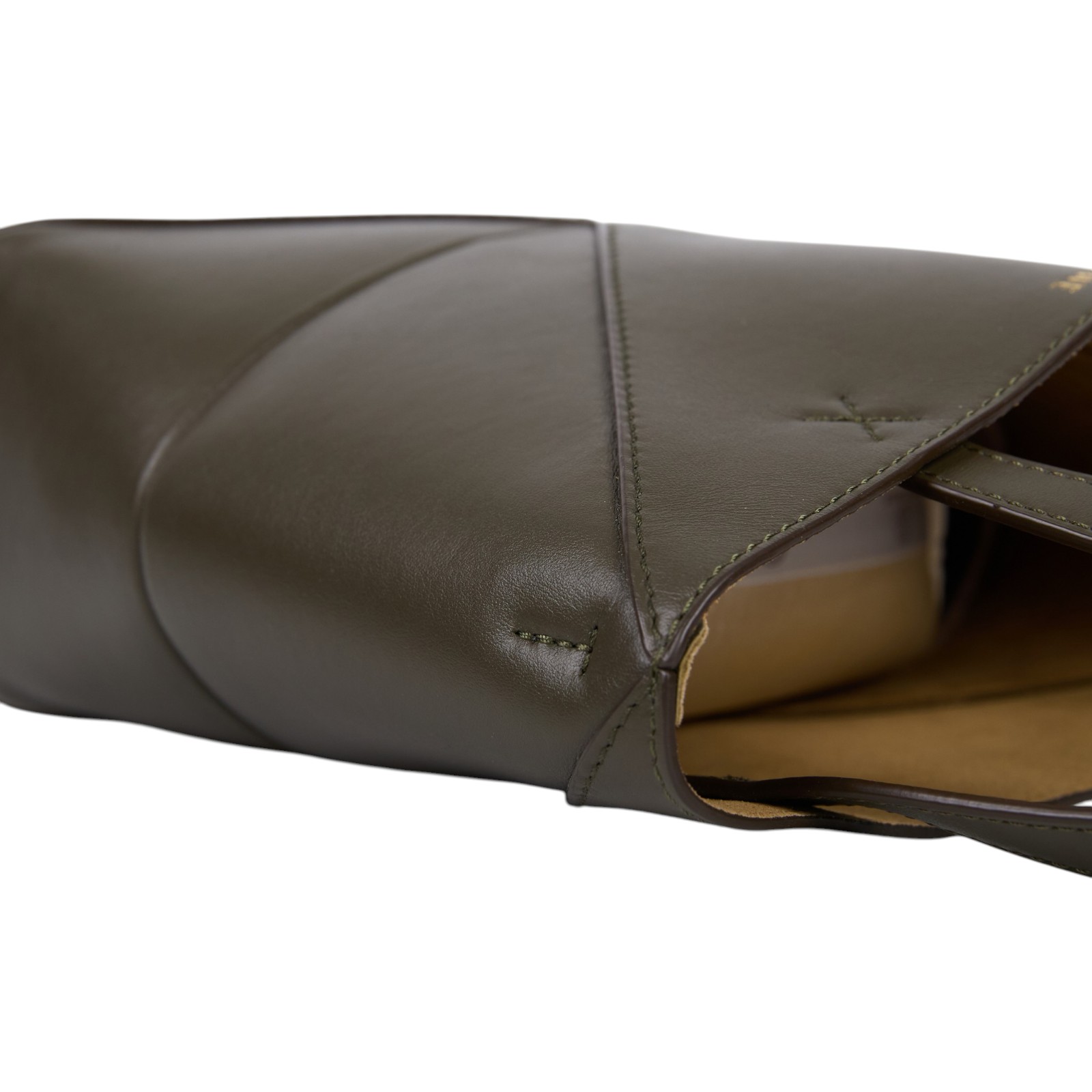 羅意威 LOEWE Mini Puzzle Fold Tote 肩背 手提包 迷你 A657V25X01 卡其綠PUZZLE FOLD MINI 防塵袋/背帶