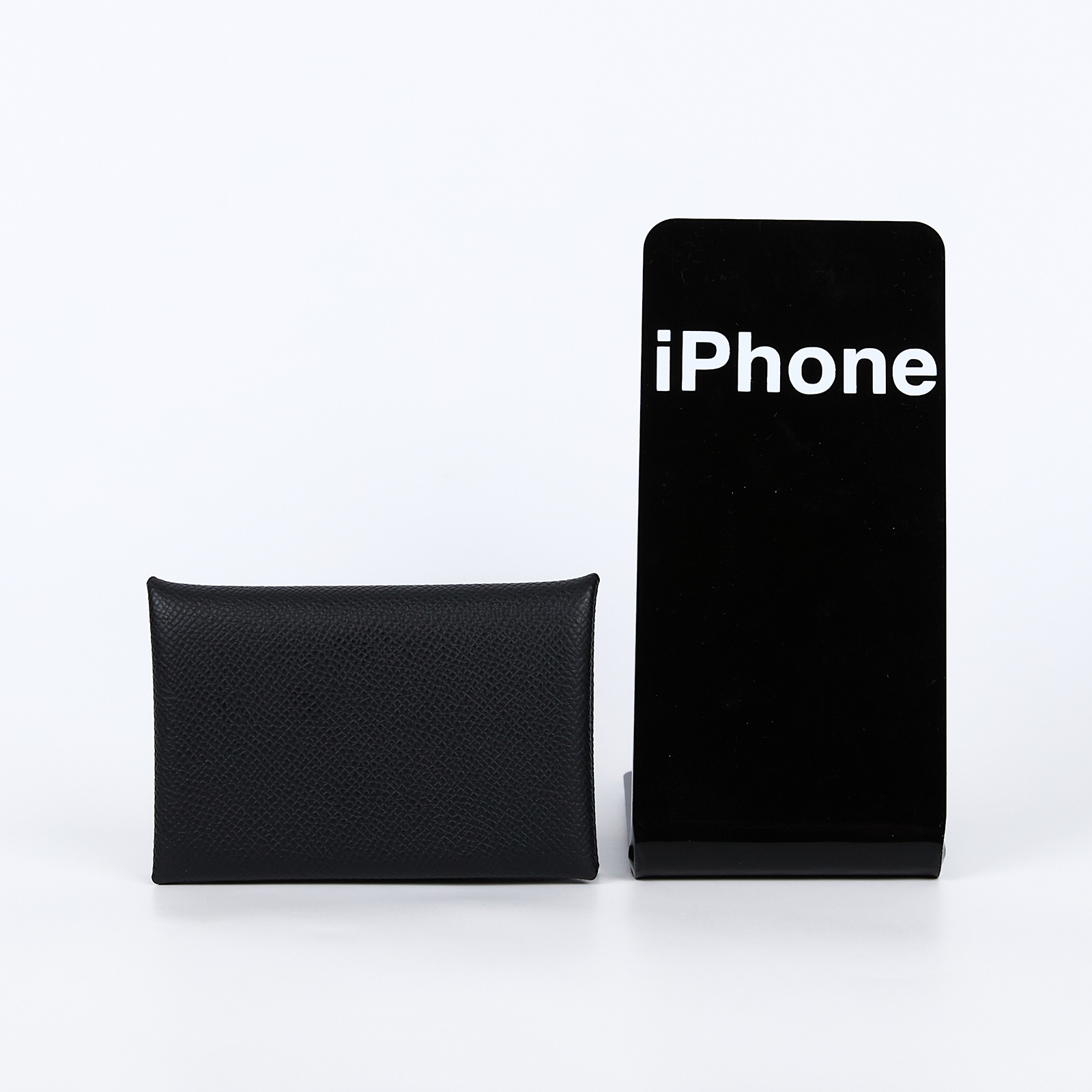 愛馬仕 Hermes Calvi 卡包 CAL U MZ 006 GS U刻 黑CALVI 原廠盒子/國外購買證明