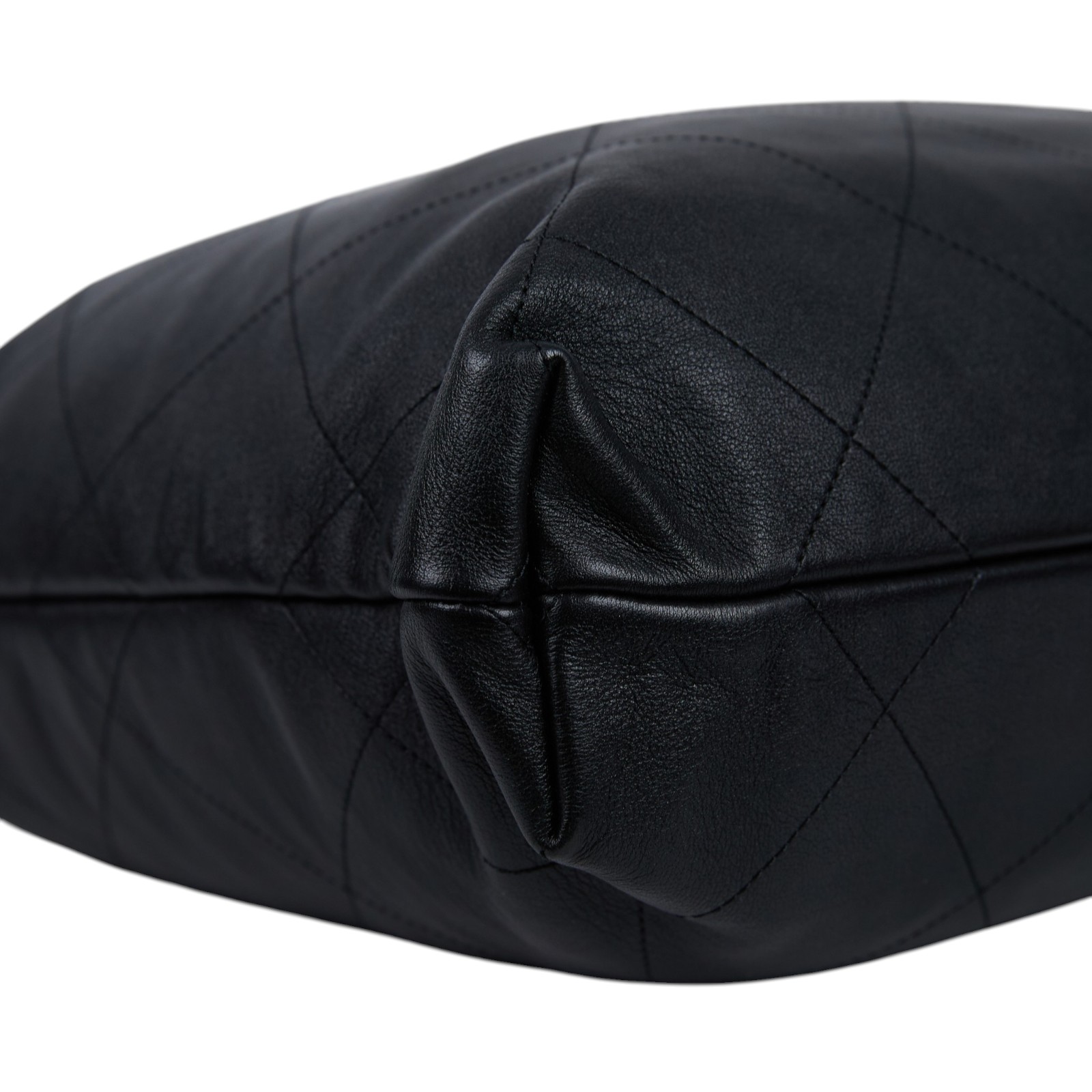 香奈兒 CHANEL Tote 手提 肩背 托特包 AS3128 晶片款 黑金小牛皮菱格托特 防塵袋