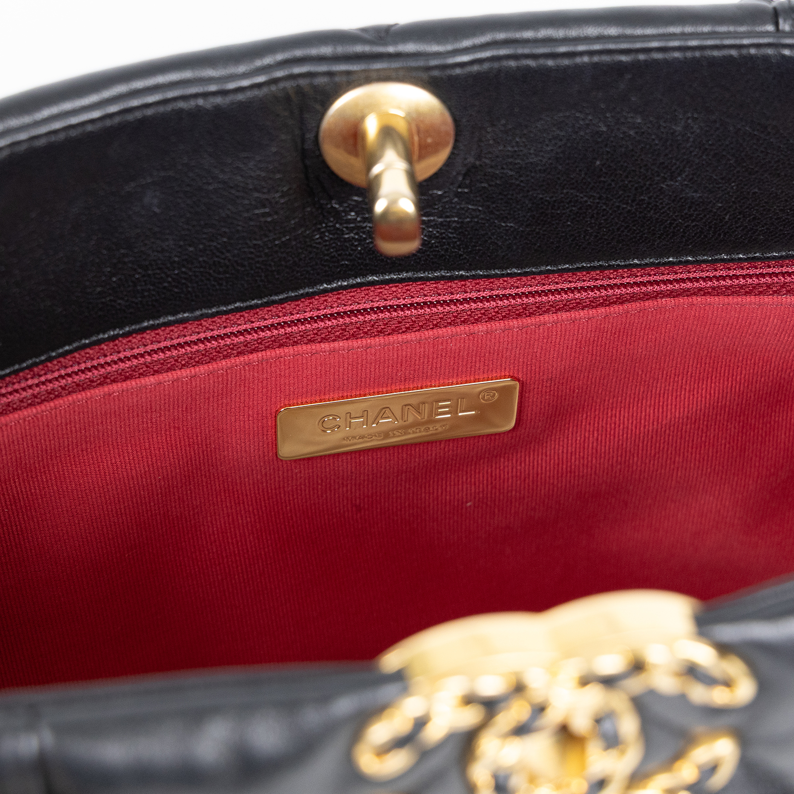 香奈兒 CHANEL 19 購物袋 AS3519 晶片款 黑金羊19托特包 原廠盒子/防塵袋