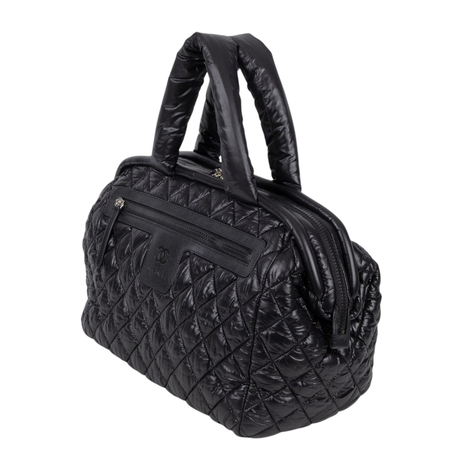 香奈兒 CHANEL Coco Cocoon 波士頓包 手提包 A49503 Y06883 14開黑空氣手提包 防塵袋/保證卡/購買證明