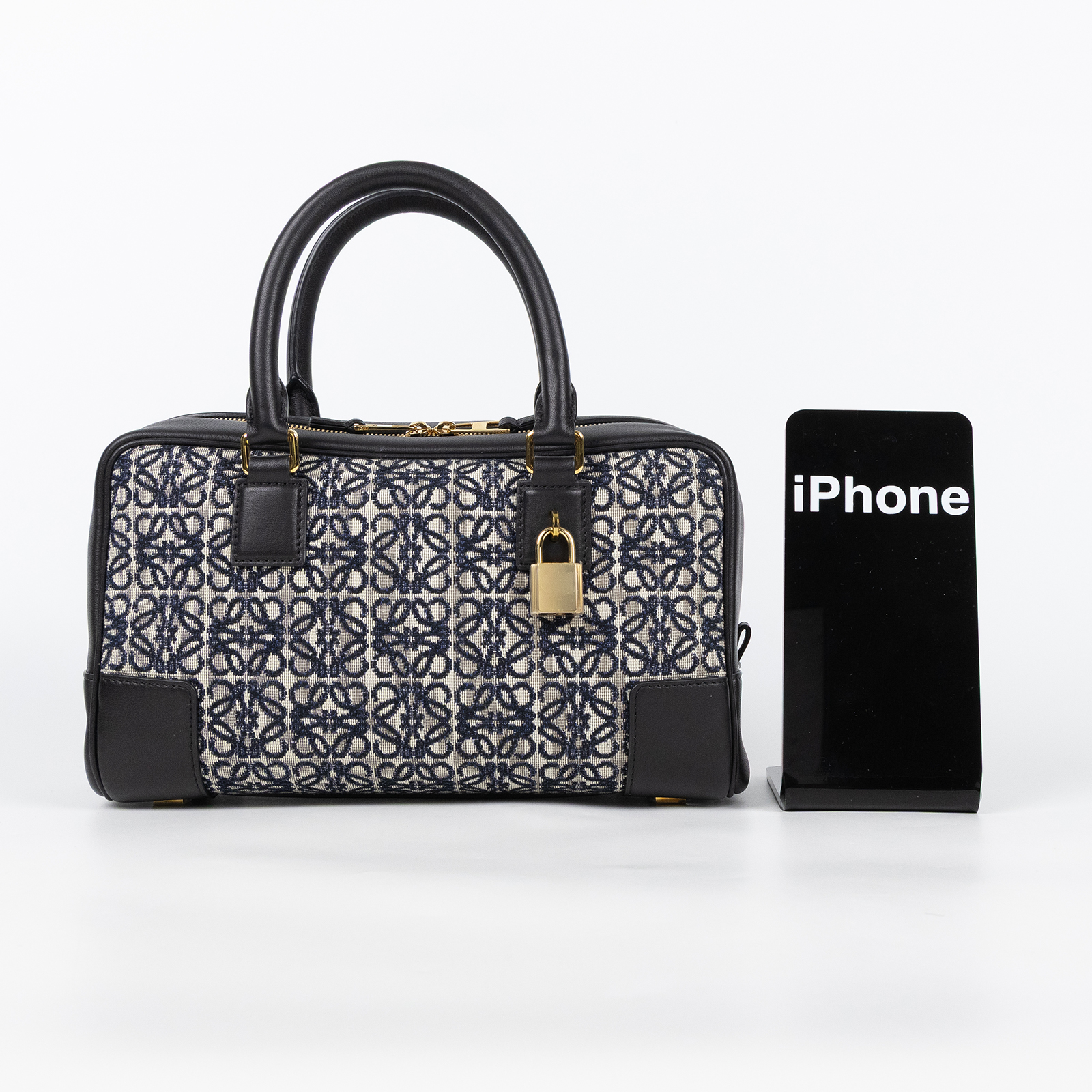 羅意威 LOEWE Amazona 23 bag 肩背 手提包 A039N07X03 黑AMAZONA23 防塵袋/鎖組/背帶