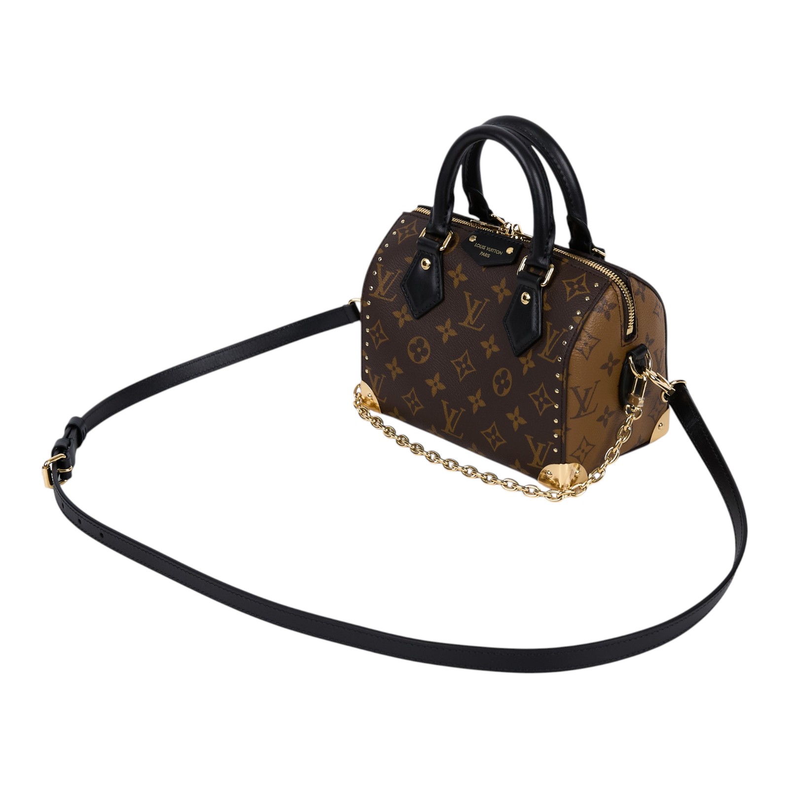 路易威登 LOUIS VUITTON Cruise 2025 系列 Speedy Trunk 20 手提 波士頓包 M13146 晶片款  原廠盒子/防塵袋/背帶2/鎖組