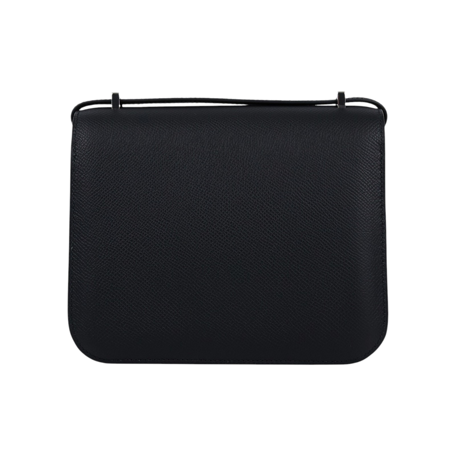 愛馬仕 Hermes Constance Bag 康康包 MIni 18  銀色五金 黑色 H083905CK89 /W MS 319 AP  原廠盒子/防塵袋/購買證明影本/鏡子