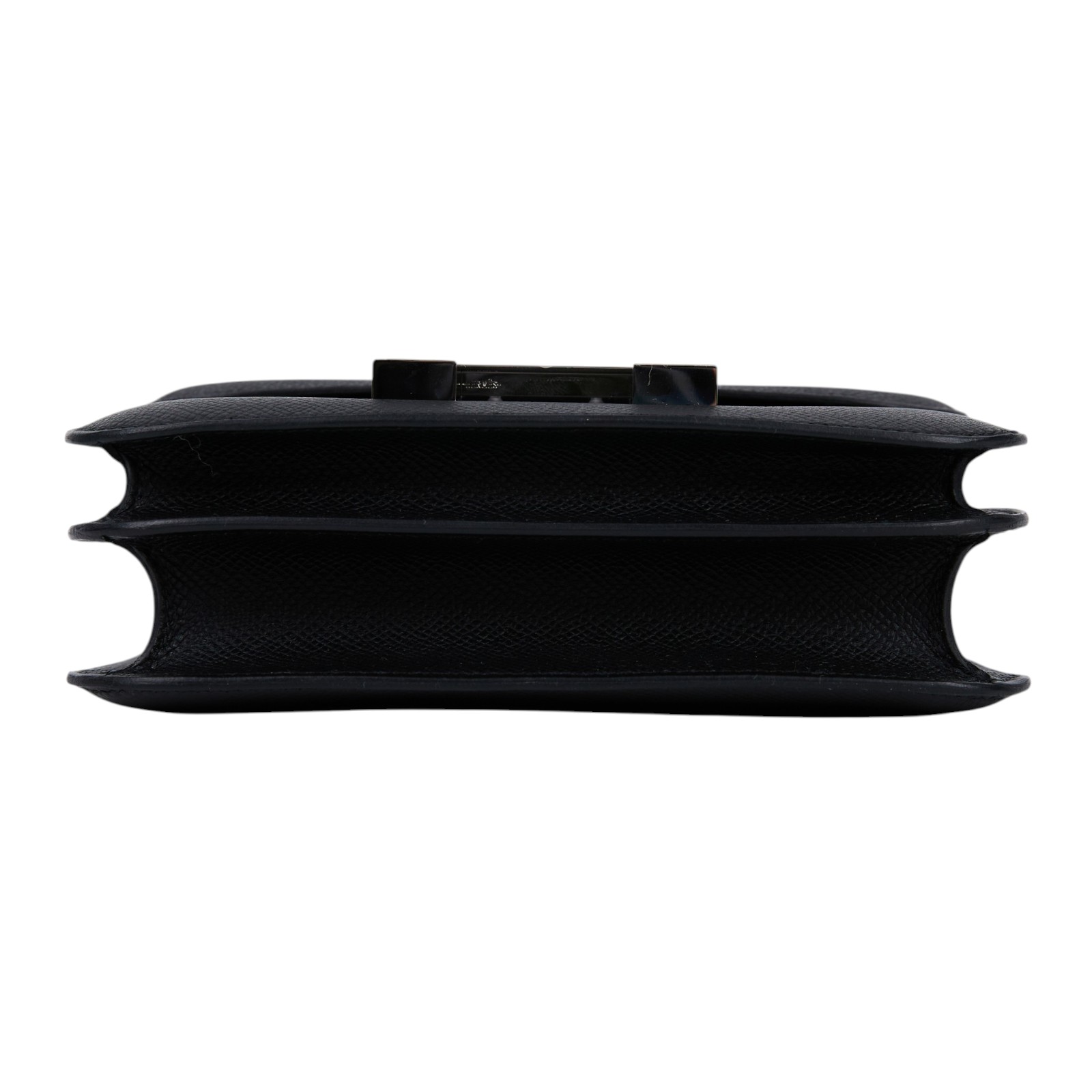 愛馬仕 Hermes Constance Bag 康康包 MIni 18  銀色五金 黑色 H083905CK89 /W MS 319 AP  原廠盒子/防塵袋/購買證明影本/鏡子