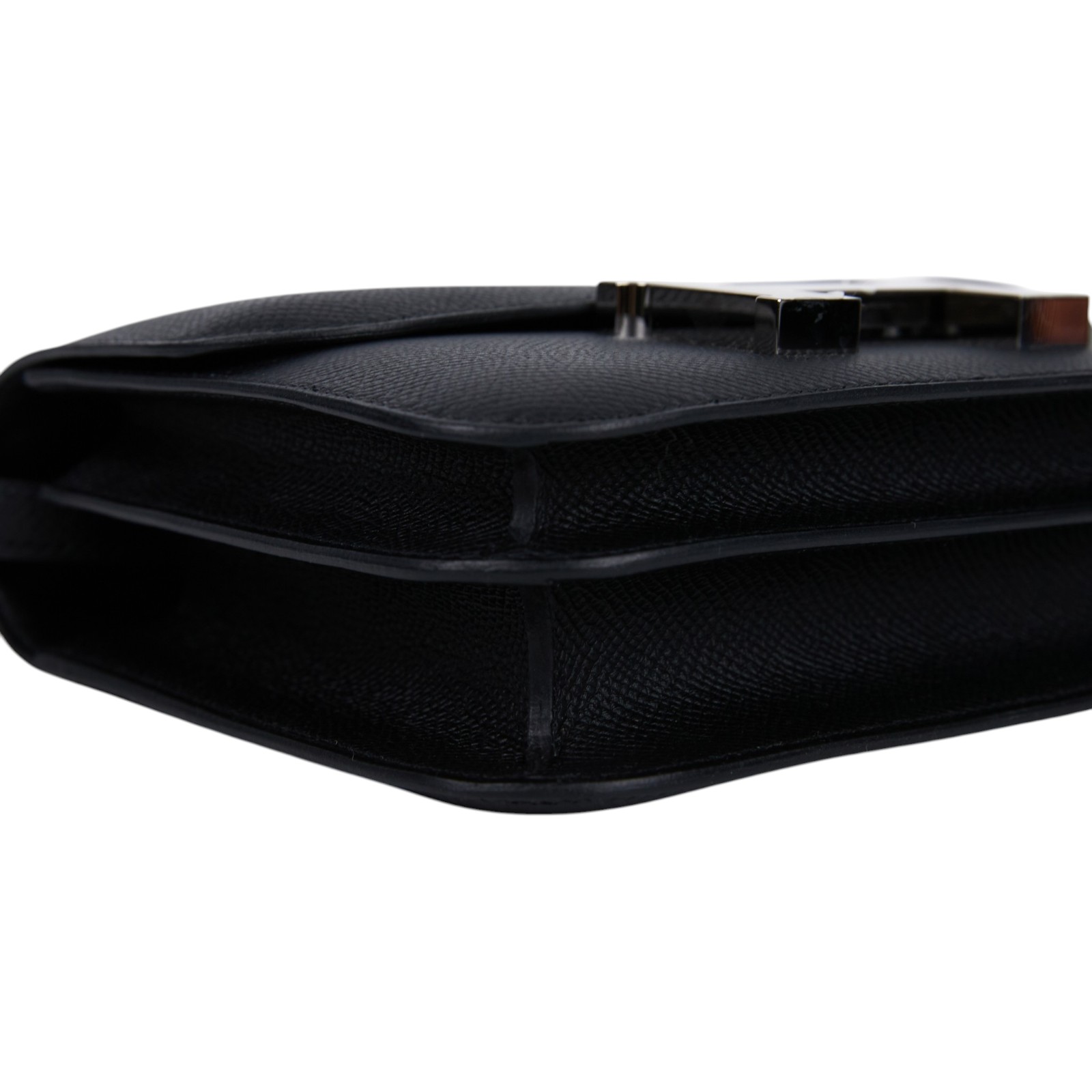 愛馬仕 Hermes Constance Bag 康康包 MIni 18  銀色五金 黑色 H083905CK89 /W MS 319 AP  原廠盒子/防塵袋/購買證明影本/鏡子