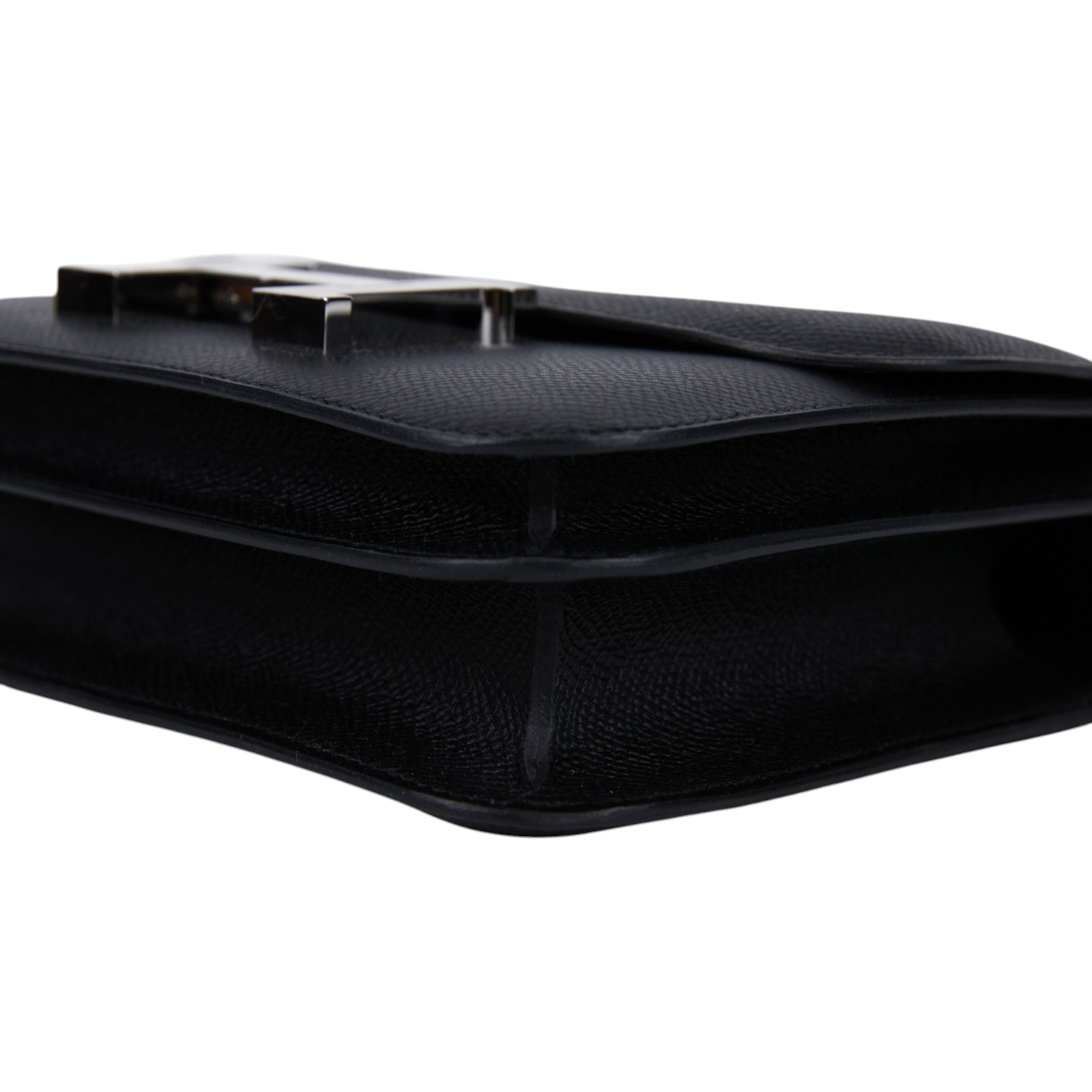 愛馬仕 Hermes Constance Bag 康康包 MIni 18  銀色五金 黑色 H083905CK89 /W MS 319 AP  原廠盒子/防塵袋/購買證明影本/鏡子