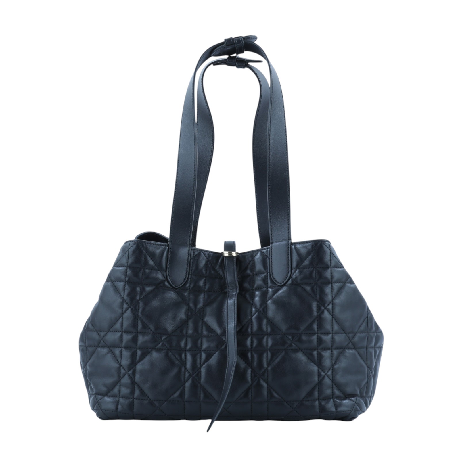 迪奧 CHRISTIAN DIOR Dior Toujours 中型 手提袋 小牛皮 M2821OSHJ 黑TOUJOURS 中號肩背包 內袋