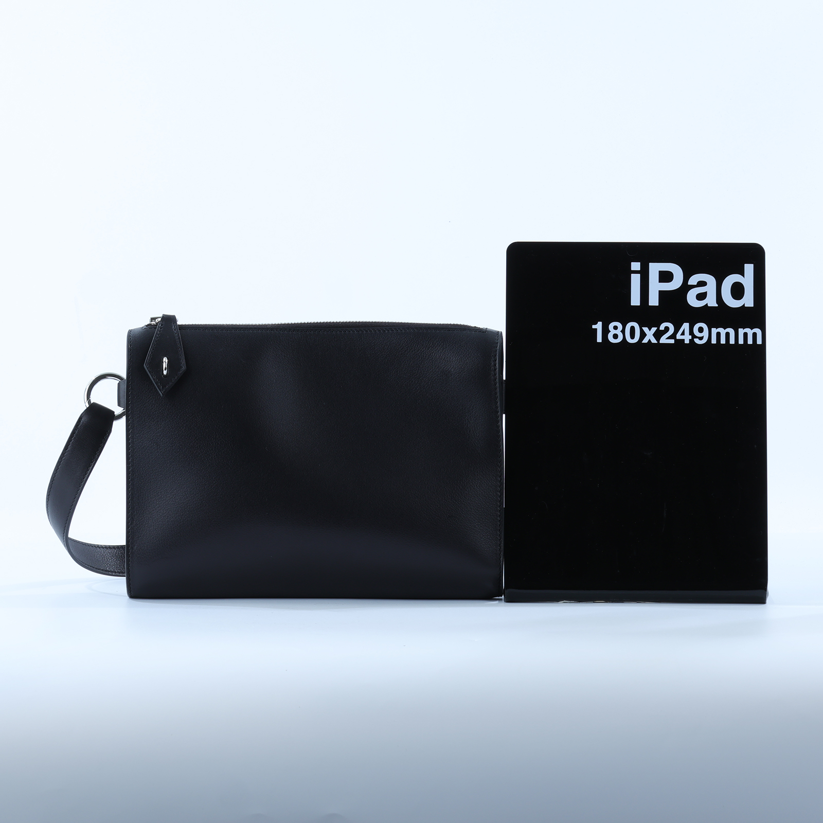 愛馬仕 Hermes Bolittle pouch 斜背包 銀色五金 黑色 H084613CK89 /W PU 006 NI  防塵袋/購買證明/鎖組