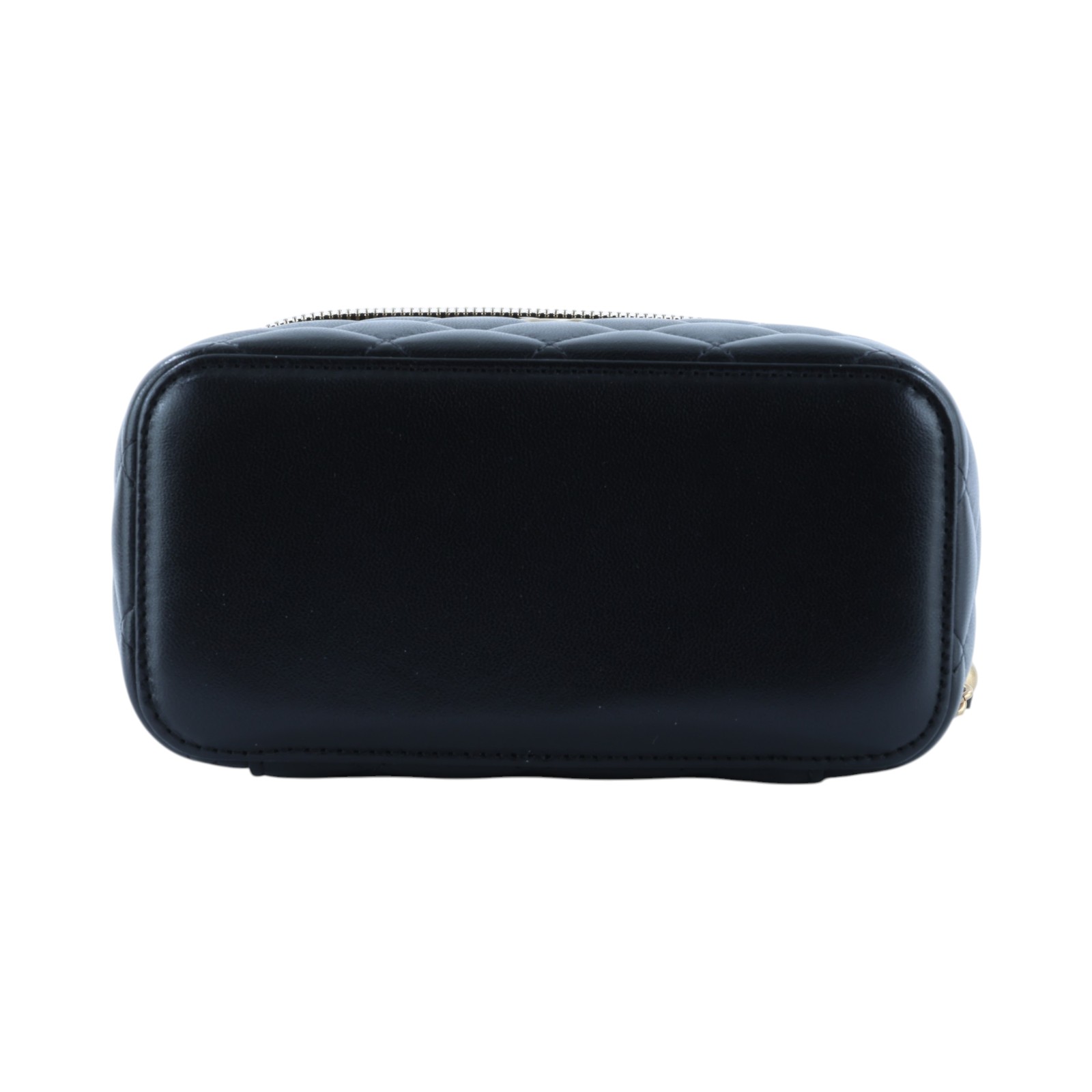 香奈兒 CHANEL CC LOGO 化妝盒 化妝箱 斜背包 Vanity Case AP2303 32開黑金羊金球VANITY CASE 原廠盒子/防塵袋/保證卡