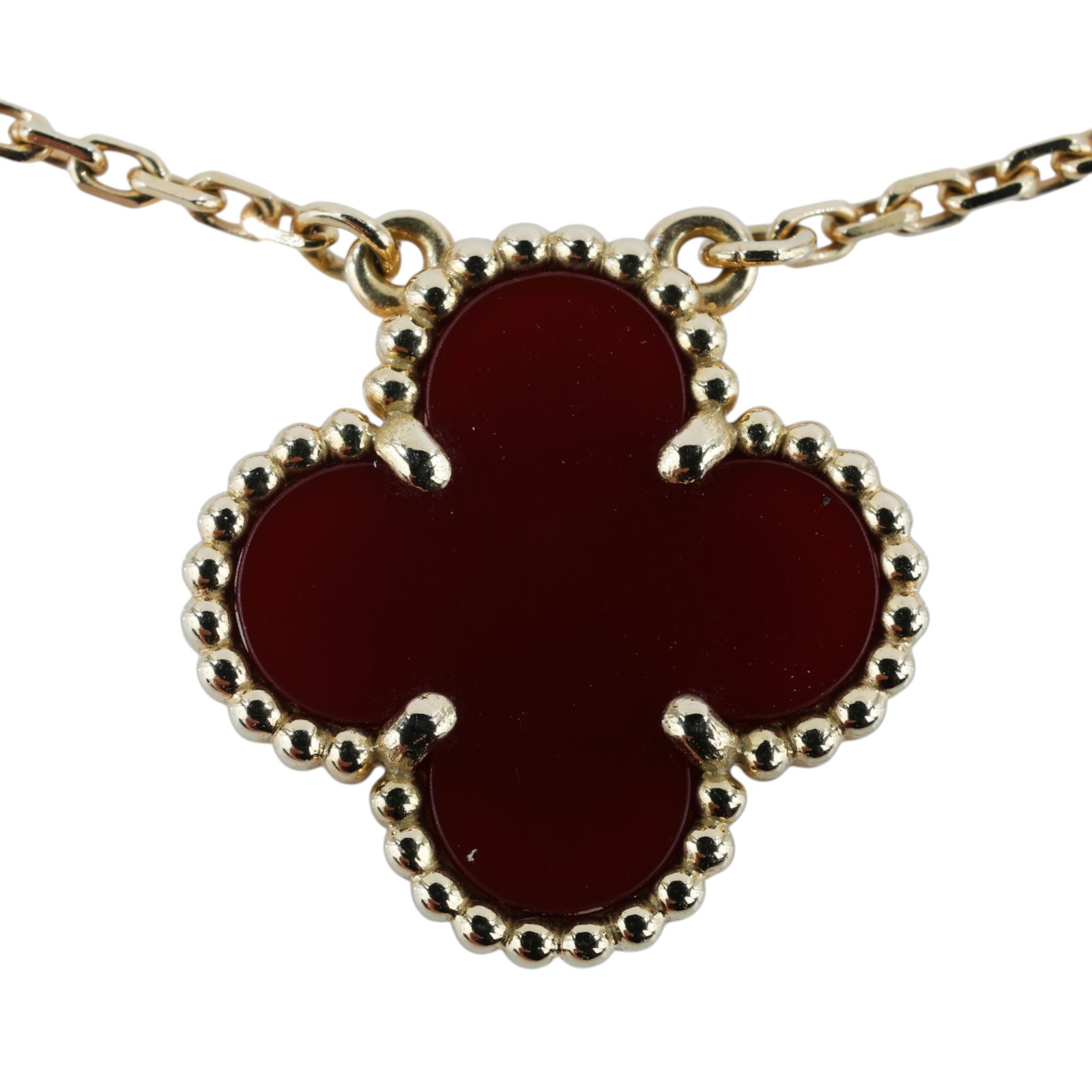 梵克雅寶 Van Cleef & Arpels Vintage Alhambra 吊墜 小型 VCARD38500  原廠盒子