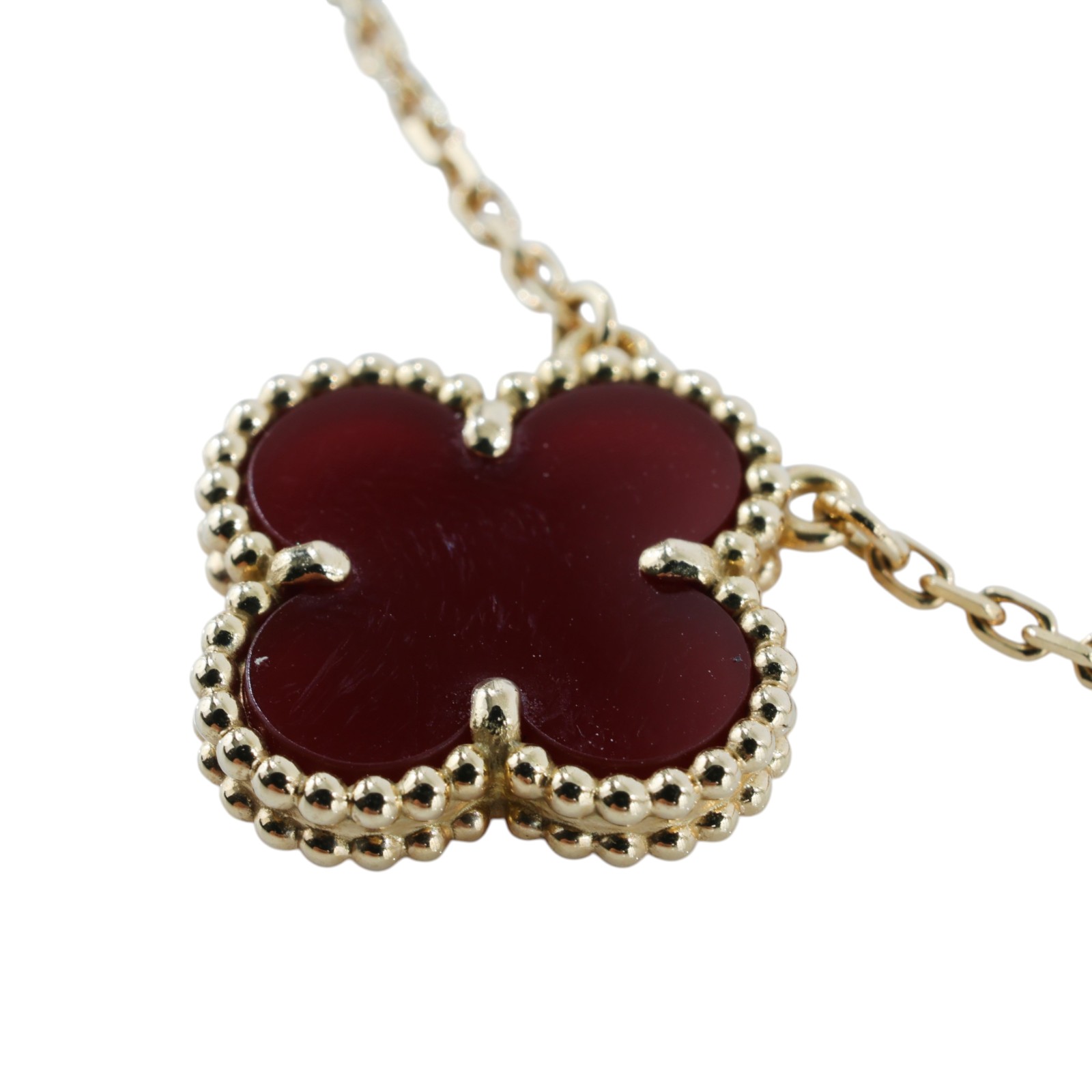 梵克雅寶 Van Cleef & Arpels Vintage Alhambra 吊墜 小型 VCARD38500  原廠盒子