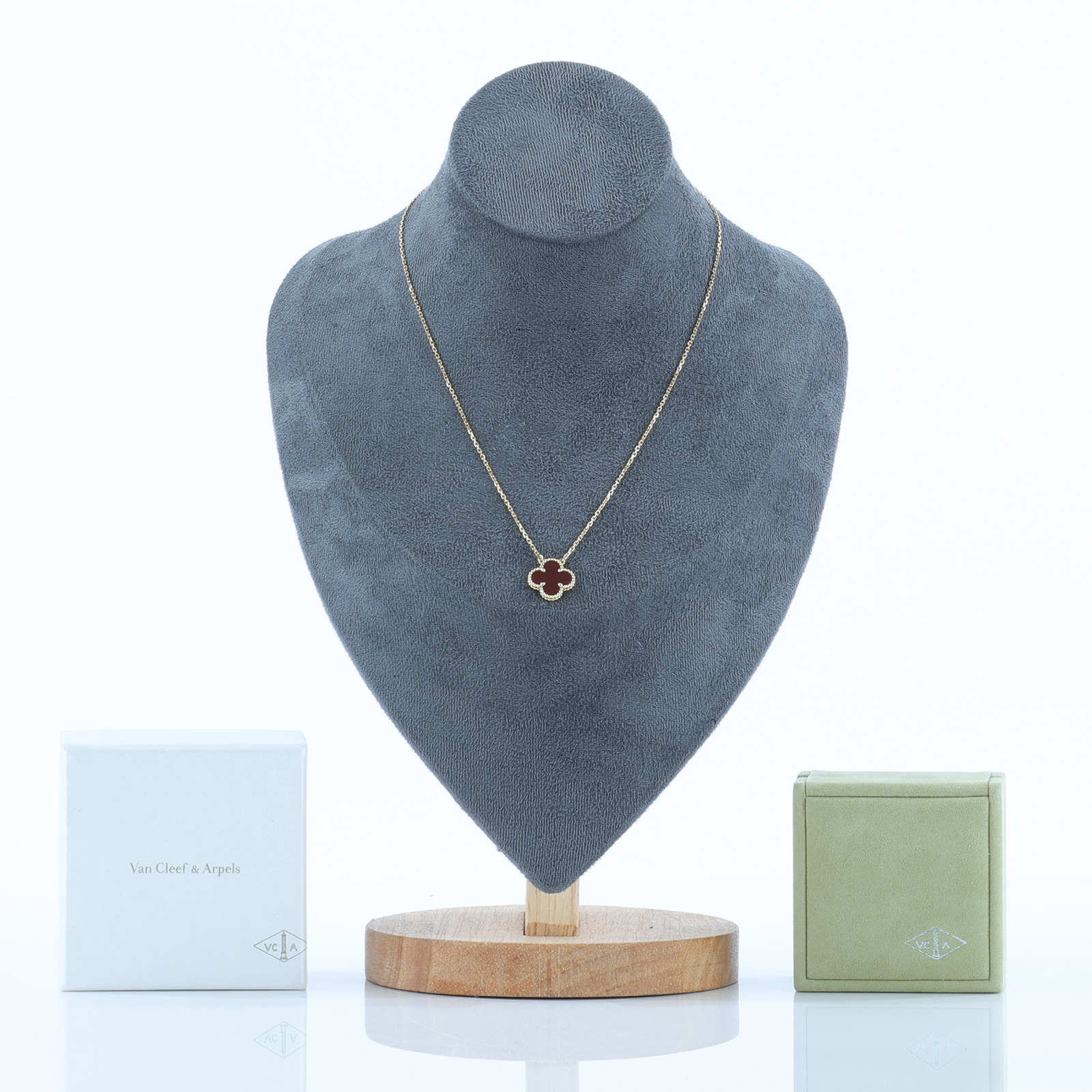 梵克雅寶 Van Cleef & Arpels Vintage Alhambra 吊墜 小型 VCARD38500  原廠盒子