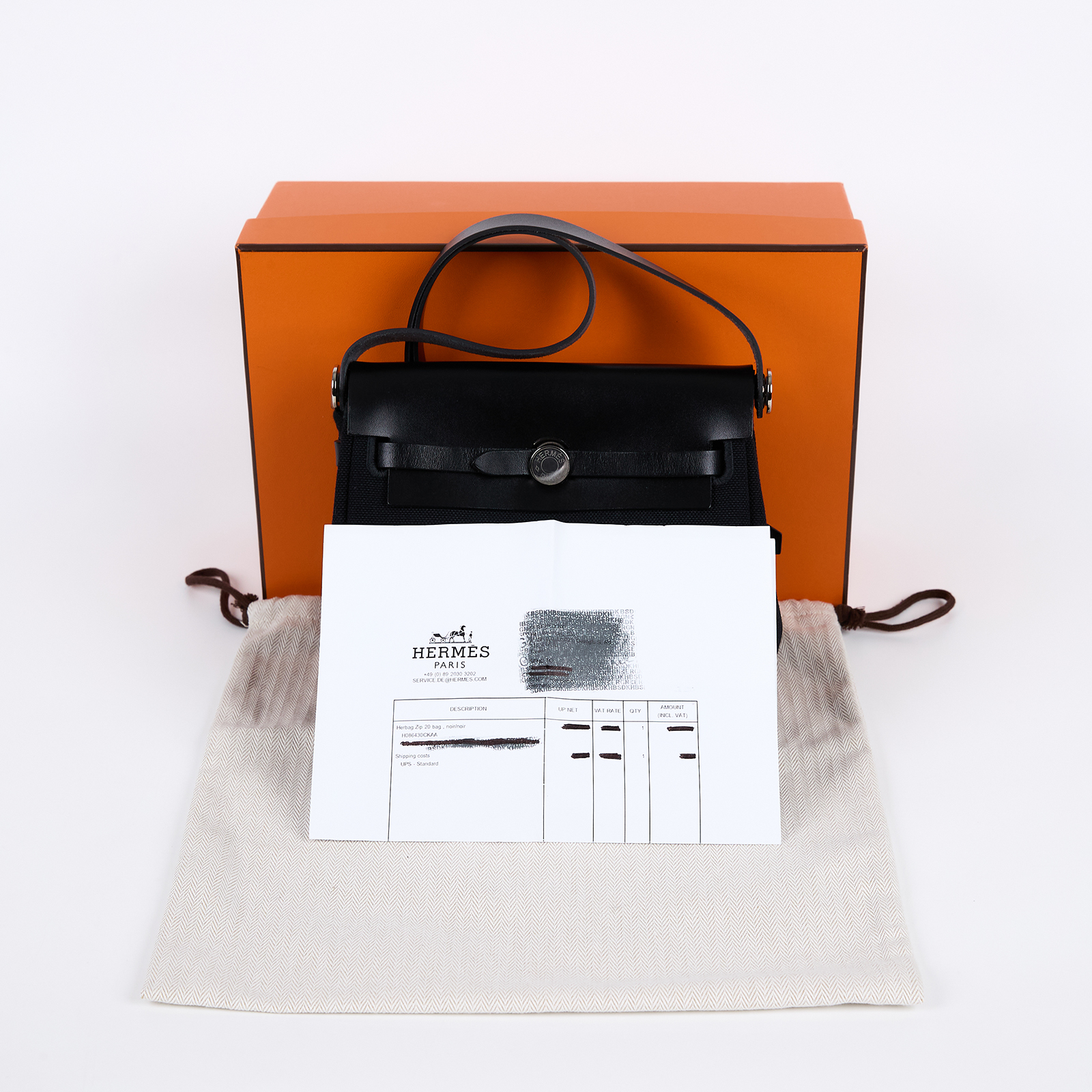 愛馬仕 Hermes Herbag Zip 20 銀色五金 黑色 H086430CKAA /K TS 011 AU  原廠盒子/防塵袋/國外購買證明