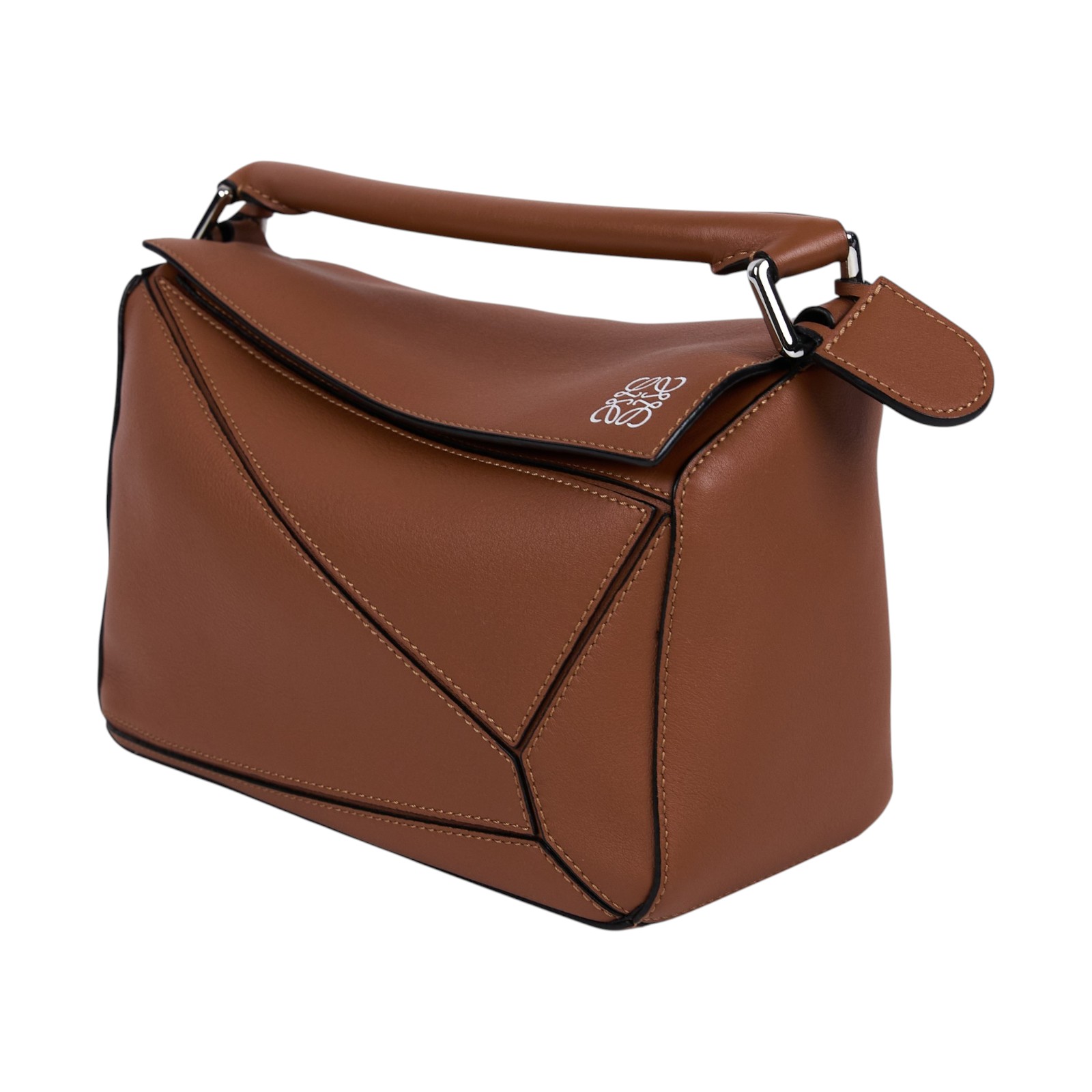 羅意威 LOEWE Medium Puzzle bag 中型 手提 斜背 肩背包 A510P49X14 焦糖PUZZLE SMALL 防塵袋/背帶